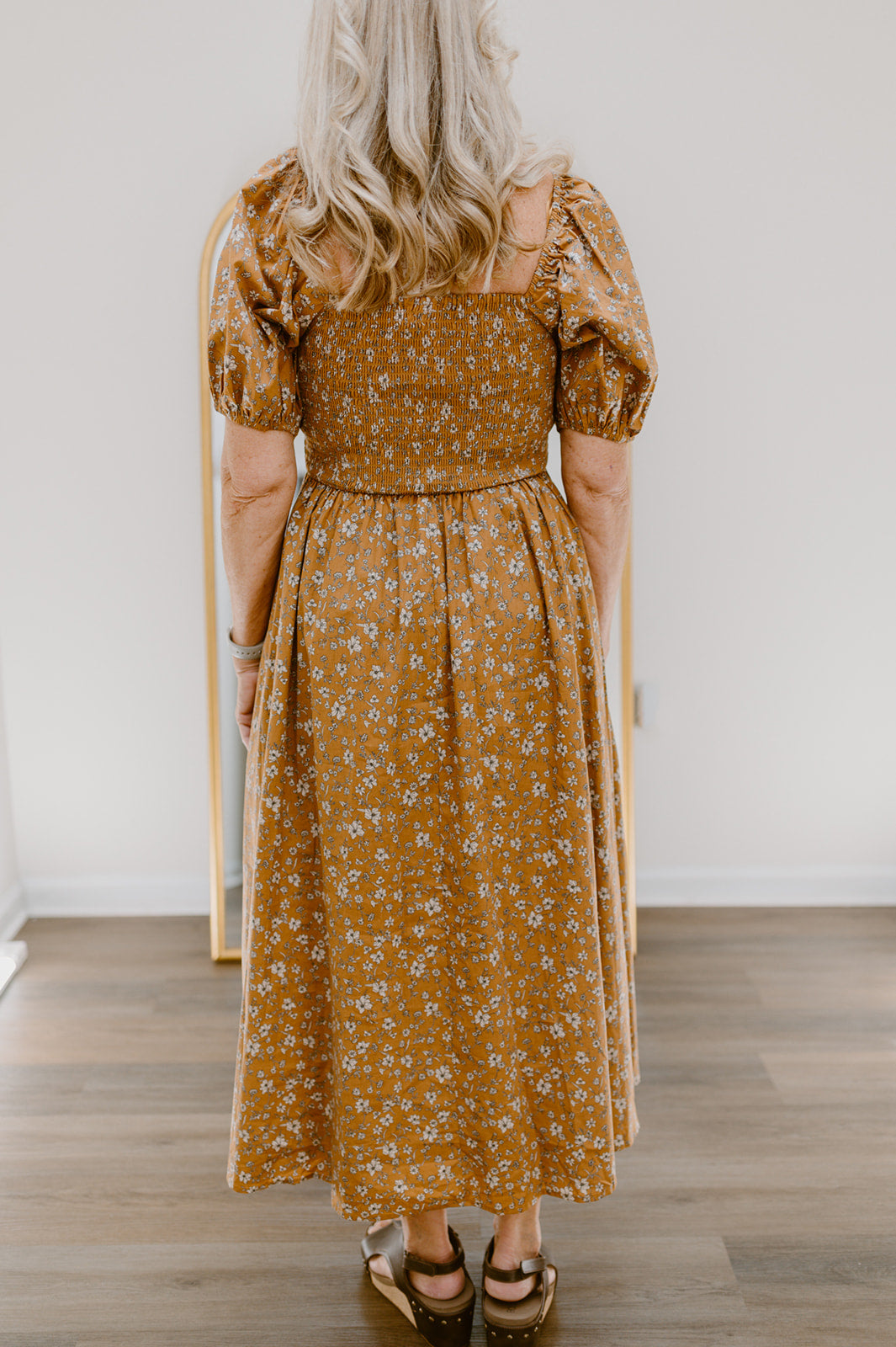 Golden Hour Bloom Dress | Toffee