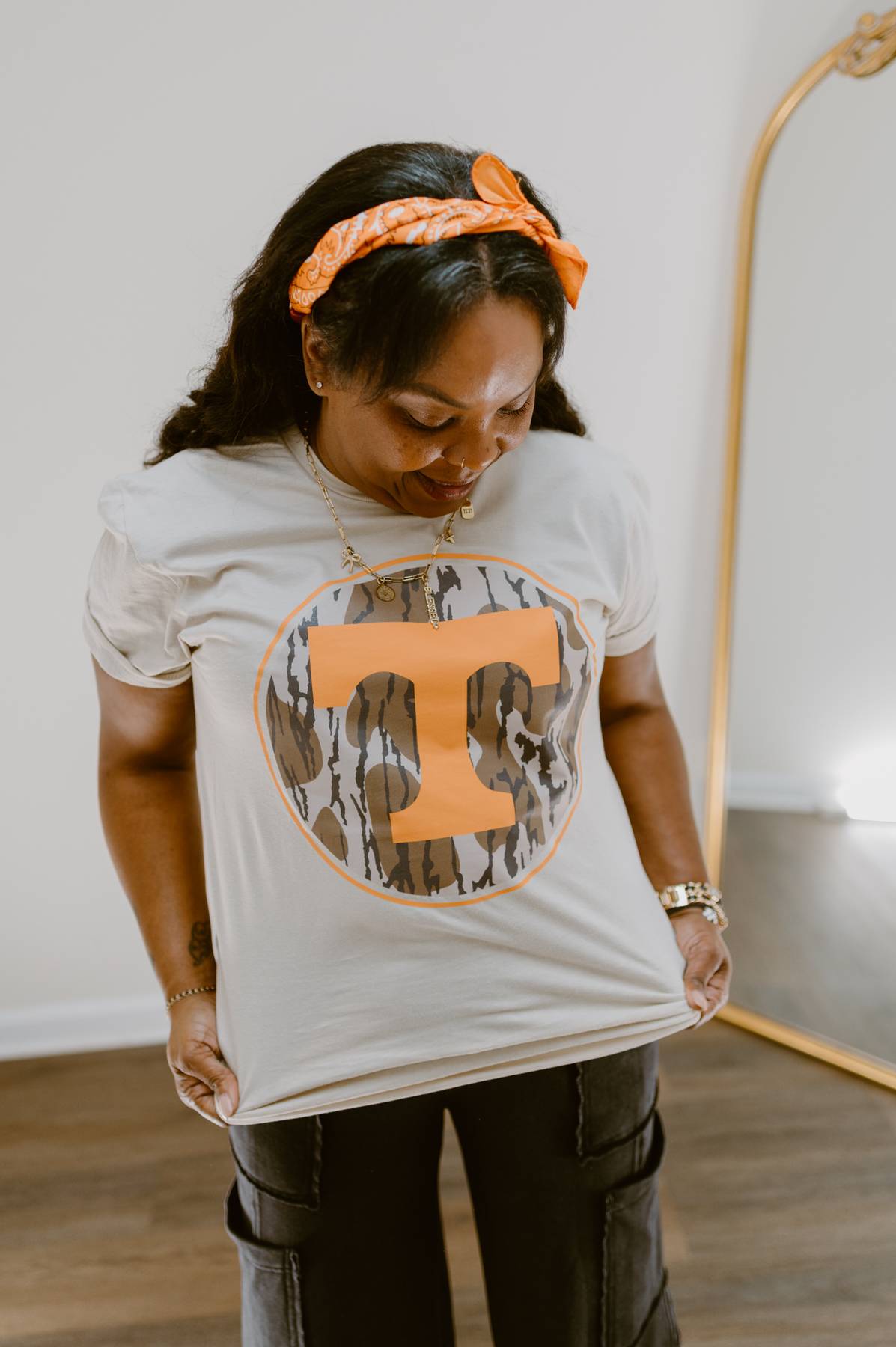 Power T Bottomland Camo Tee