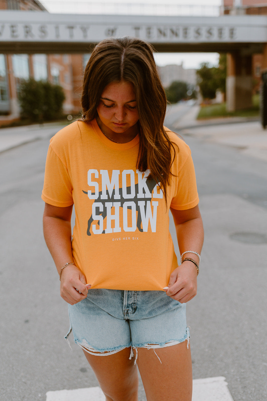 Smoke Show SS Tee | Orange