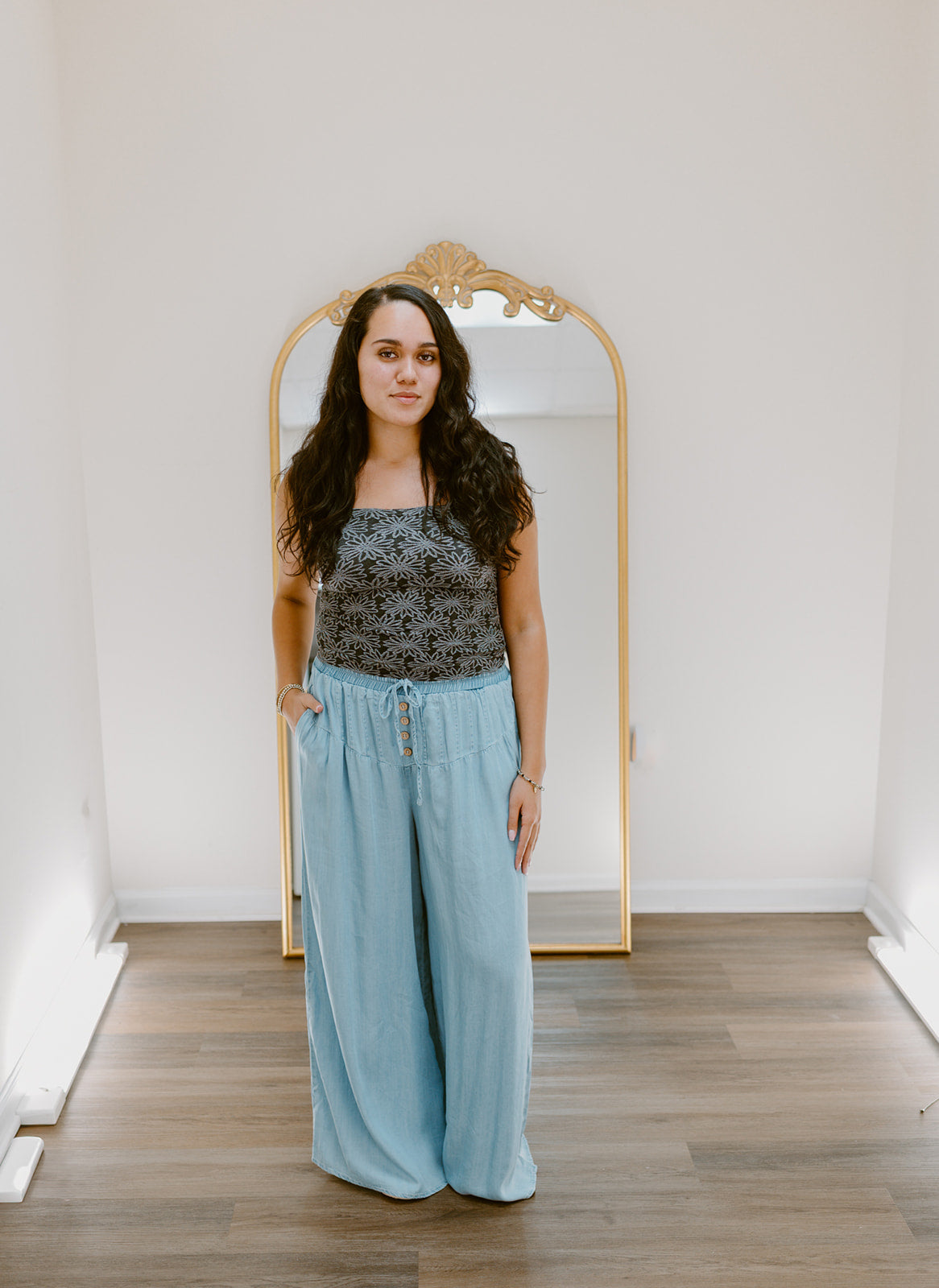 Sunday Breeze Mineral Washed Wide Pants