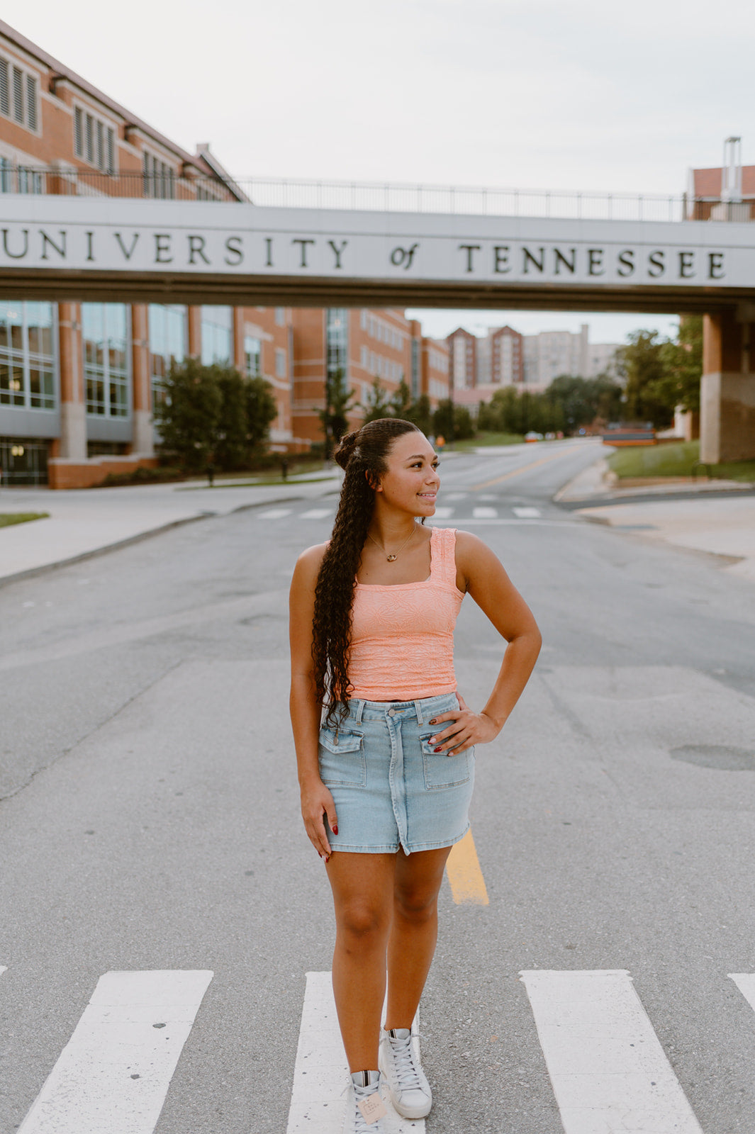 The Sweet Bloom Seamless Tank | Peach Glow