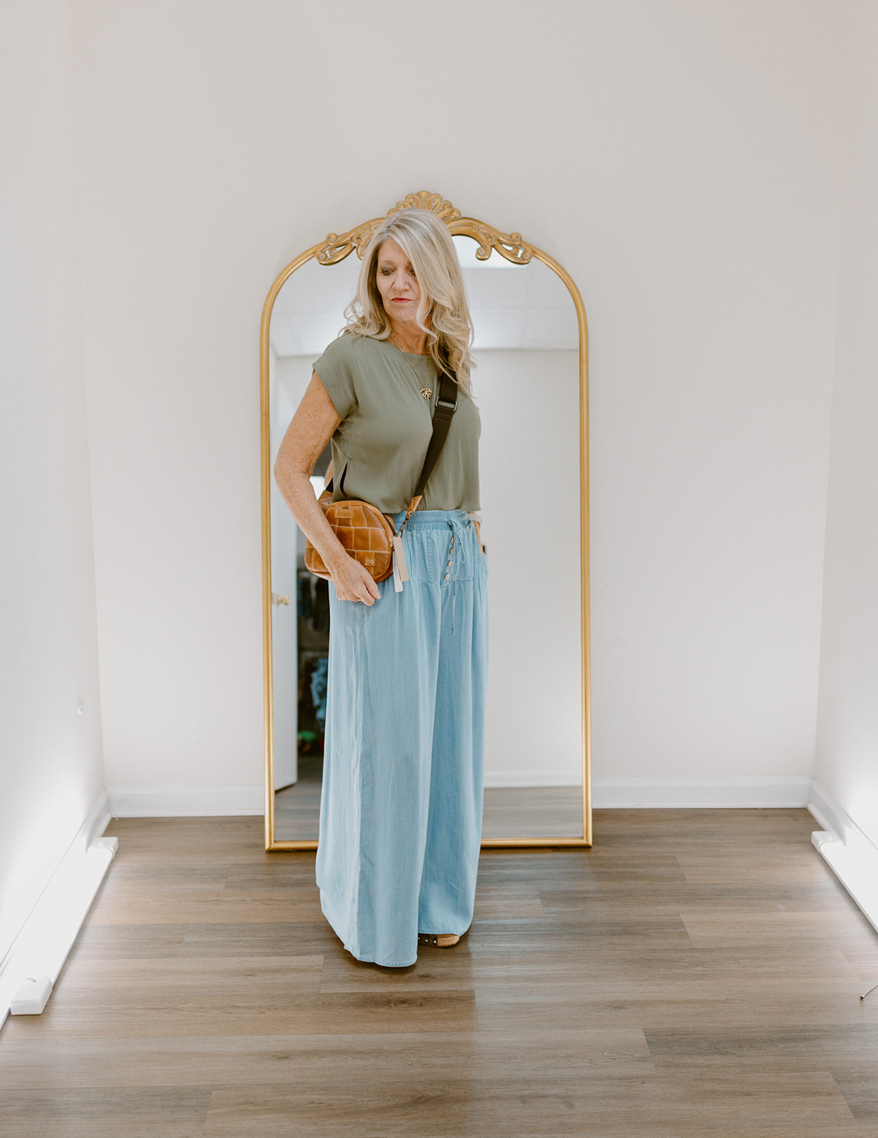 Sunday Breeze Mineral Washed Wide Pants