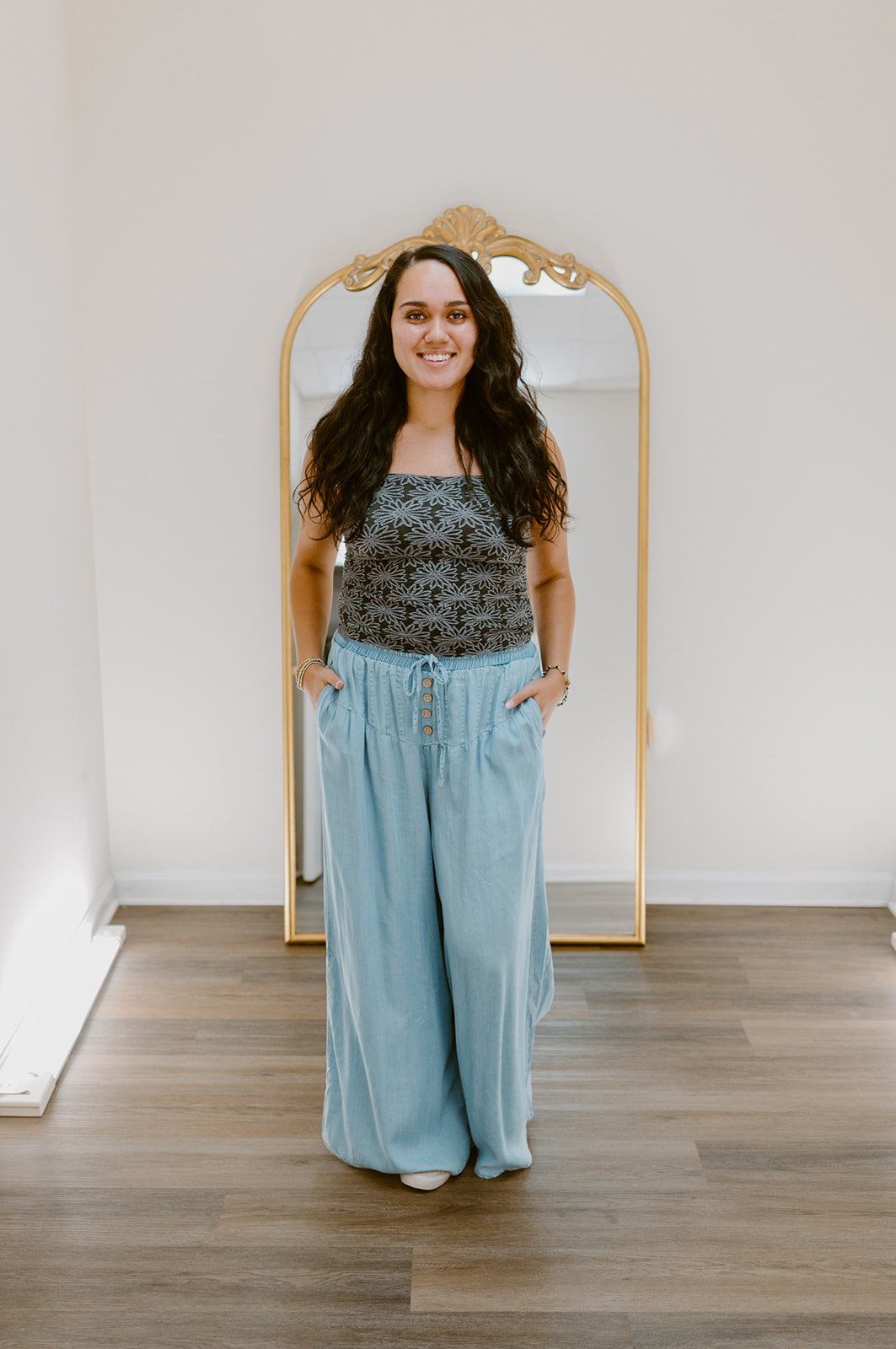 Sunday Breeze Mineral Washed Wide Pants