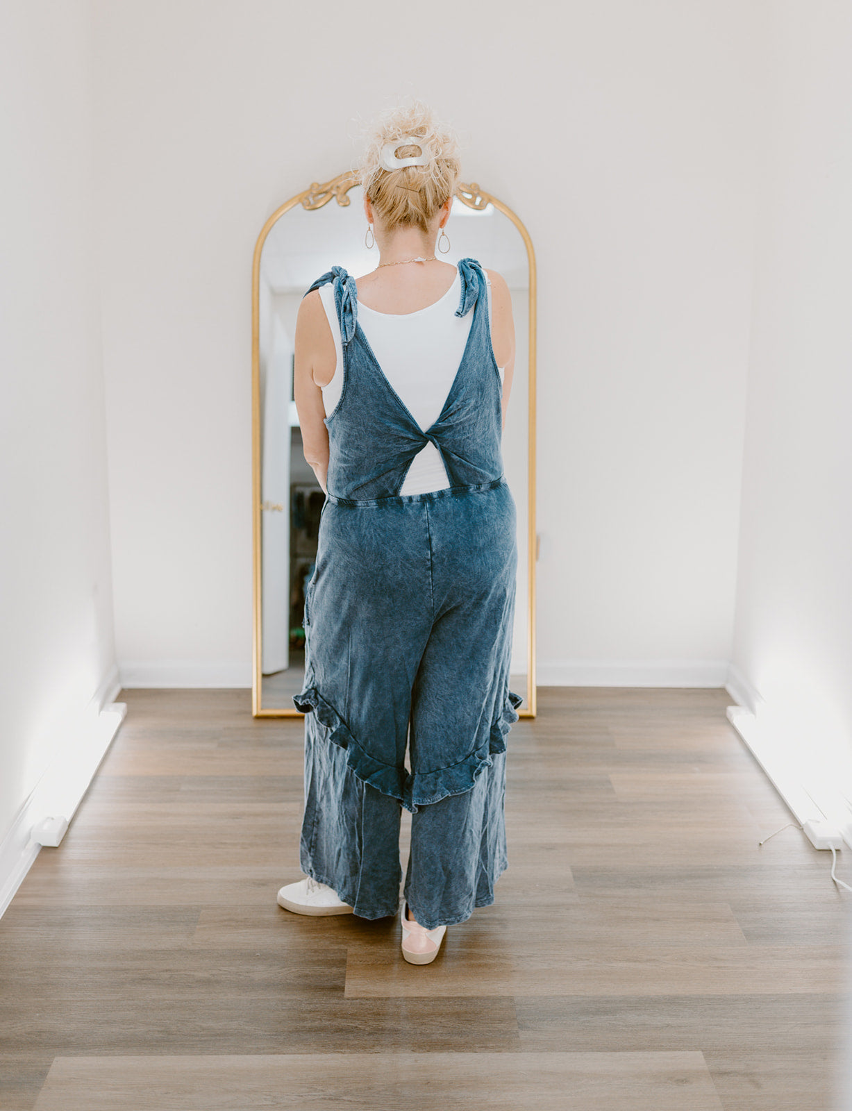 The Eloise Ruffle Jumpsuit | Navy