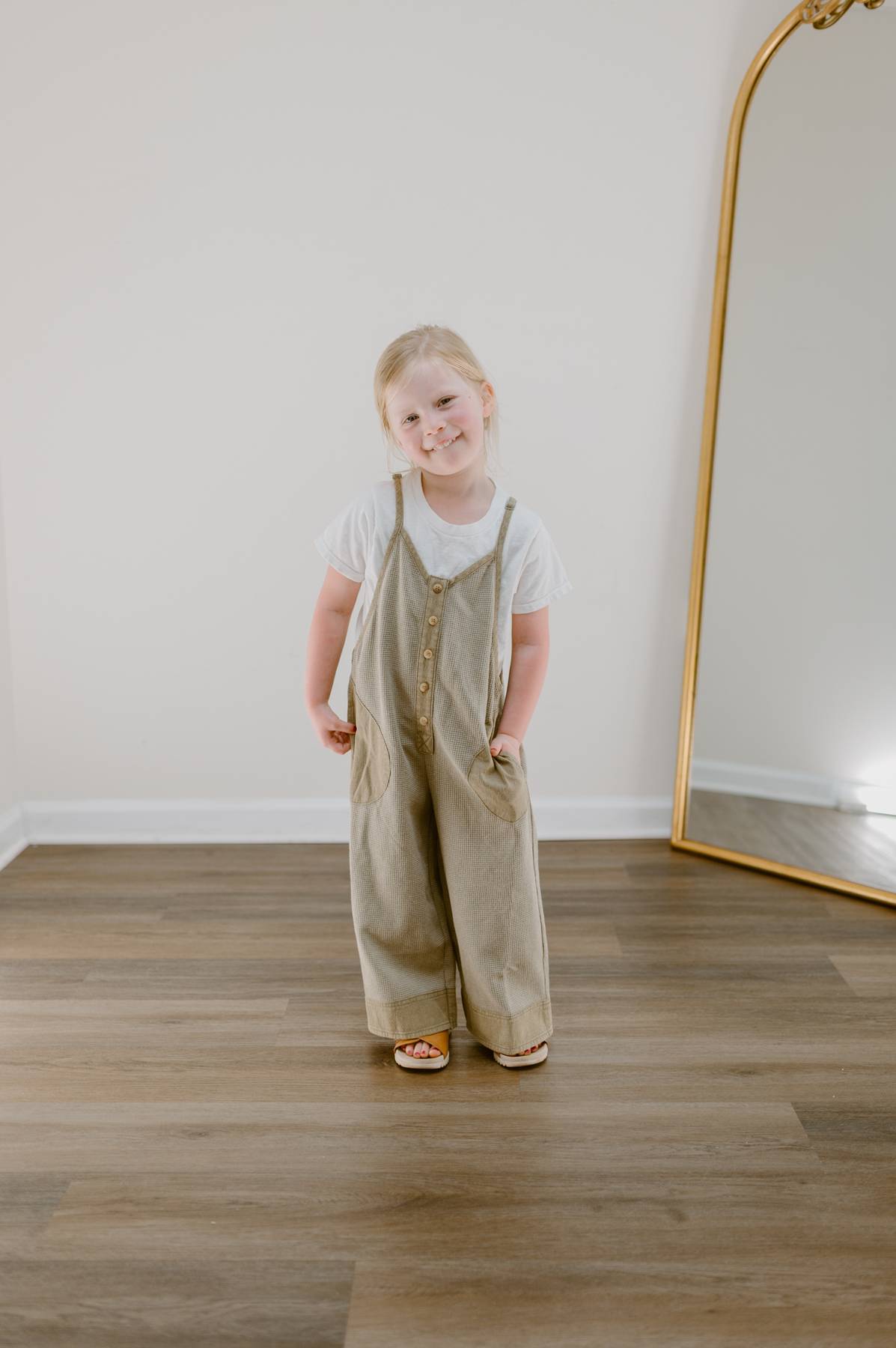 The Mini Easy Street Jumpsuit | Washed Sage