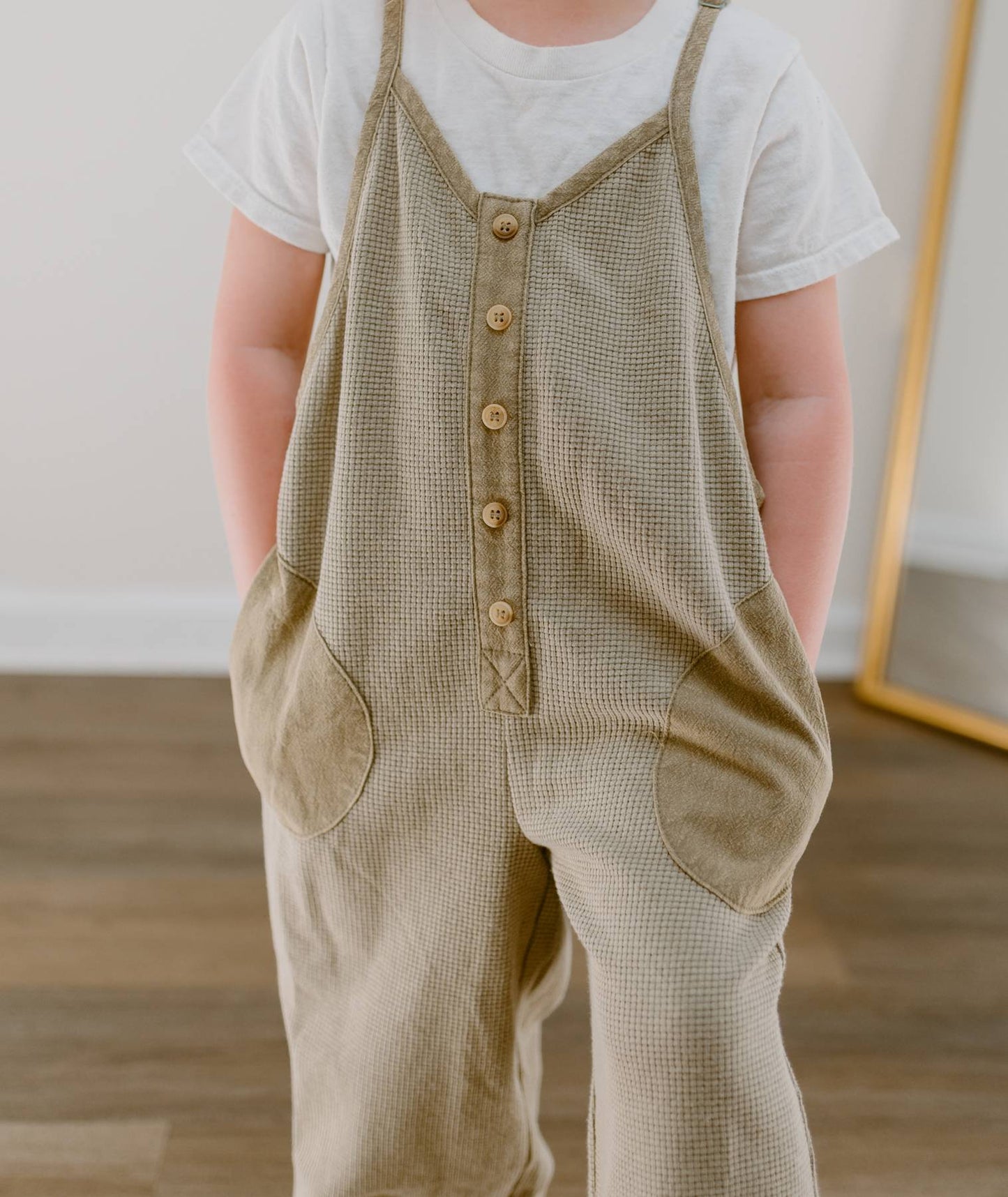 The Mini Easy Street Jumpsuit | Washed Sage