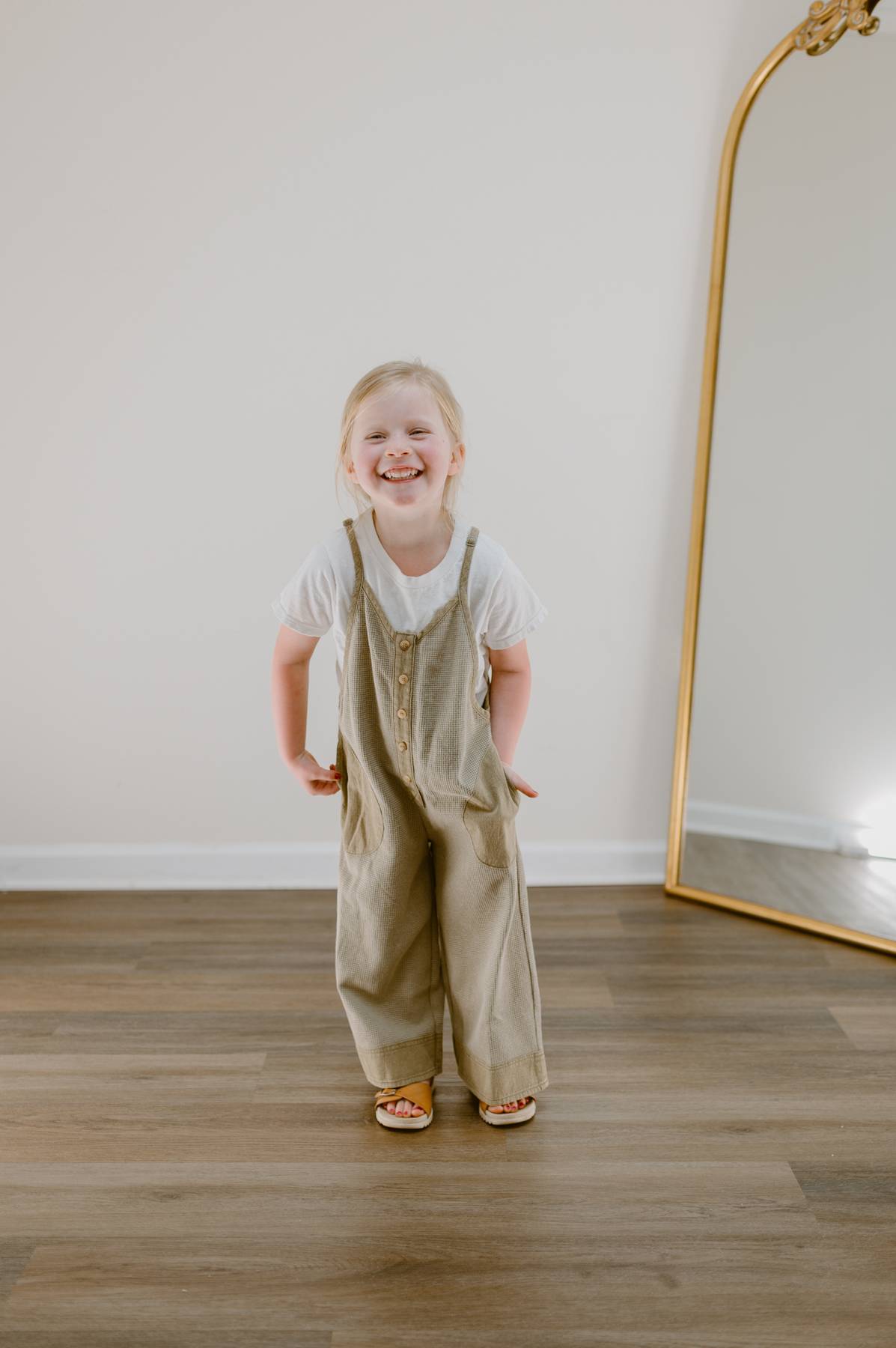 The Mini Easy Street Jumpsuit | Washed Sage