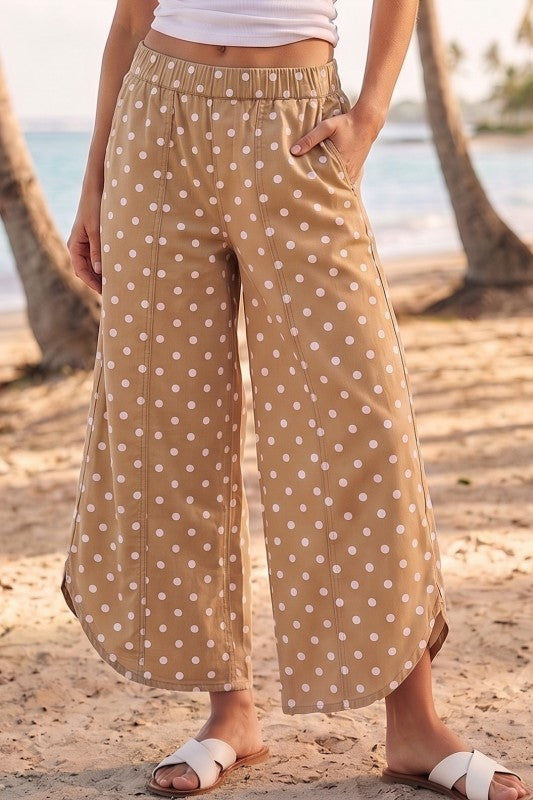 The Dottie Curved Hem Pants