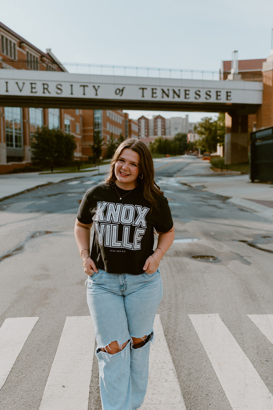 Knoxville Crop Tee | Black