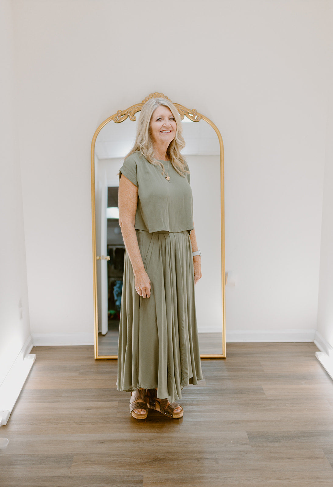 The Sagewood Maxi Skirt