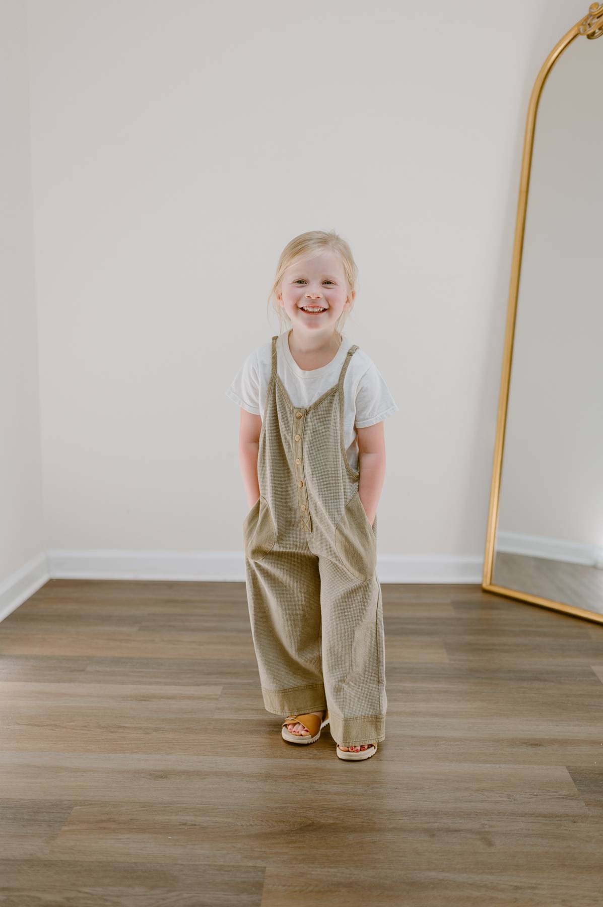 The Mini Easy Street Jumpsuit | Washed Sage