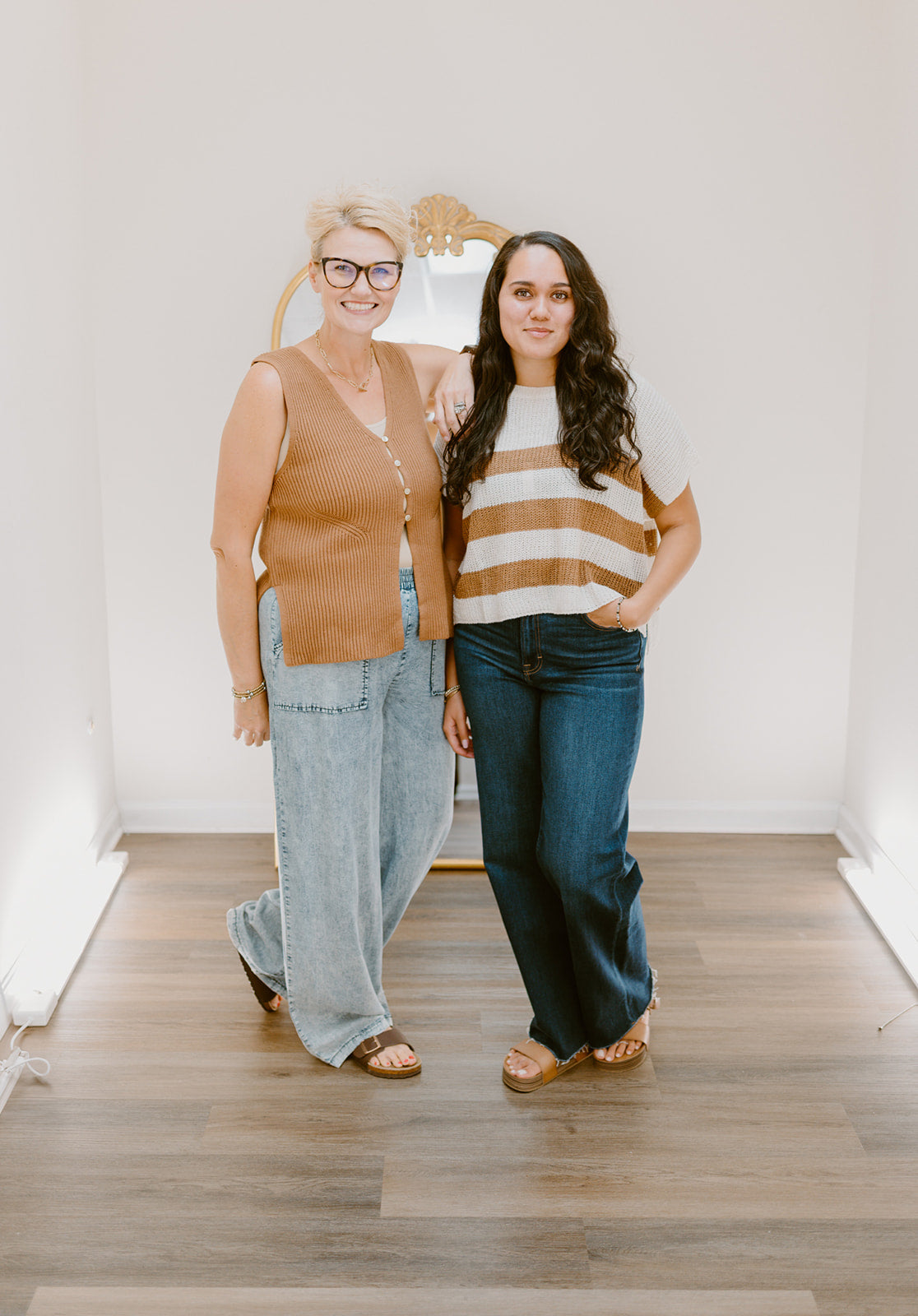 The Fall Edit Button Front Sweater Vest | Deep Camel