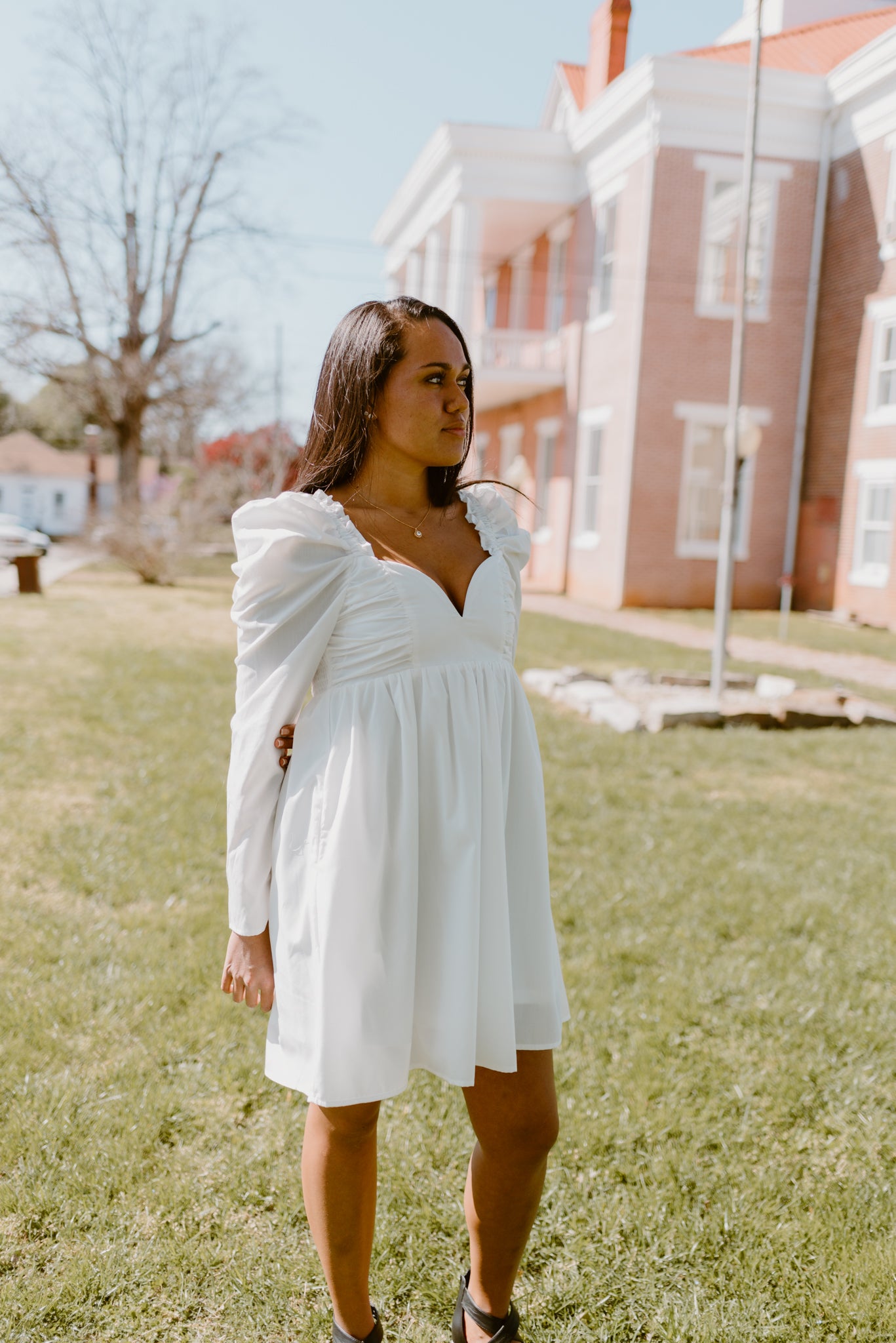 White Sweetheart Dress