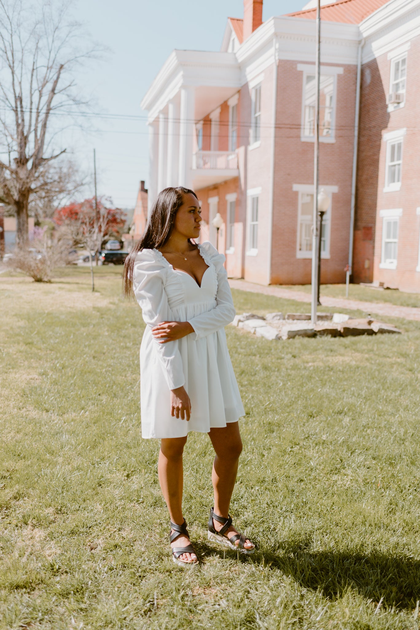 White Sweetheart Dress
