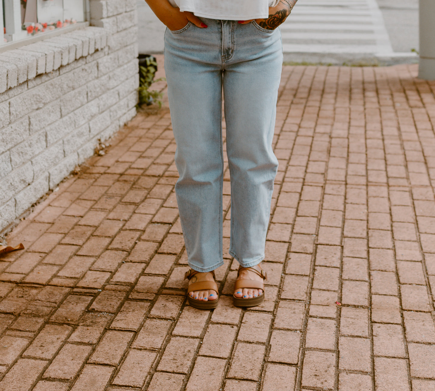 Loverlet Super High Rise Long Barrel Jeans
