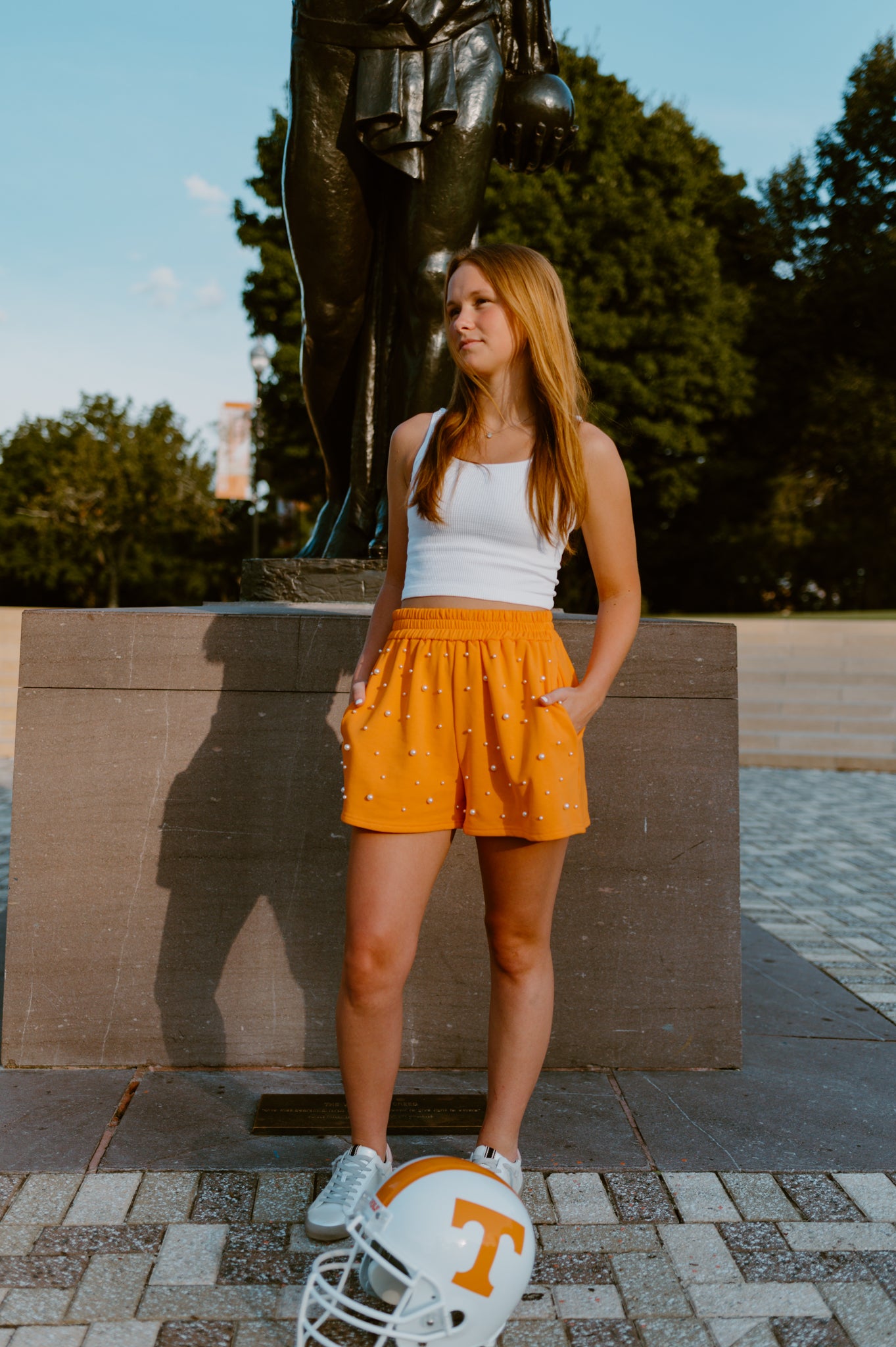 Pearl Embellished Shorts