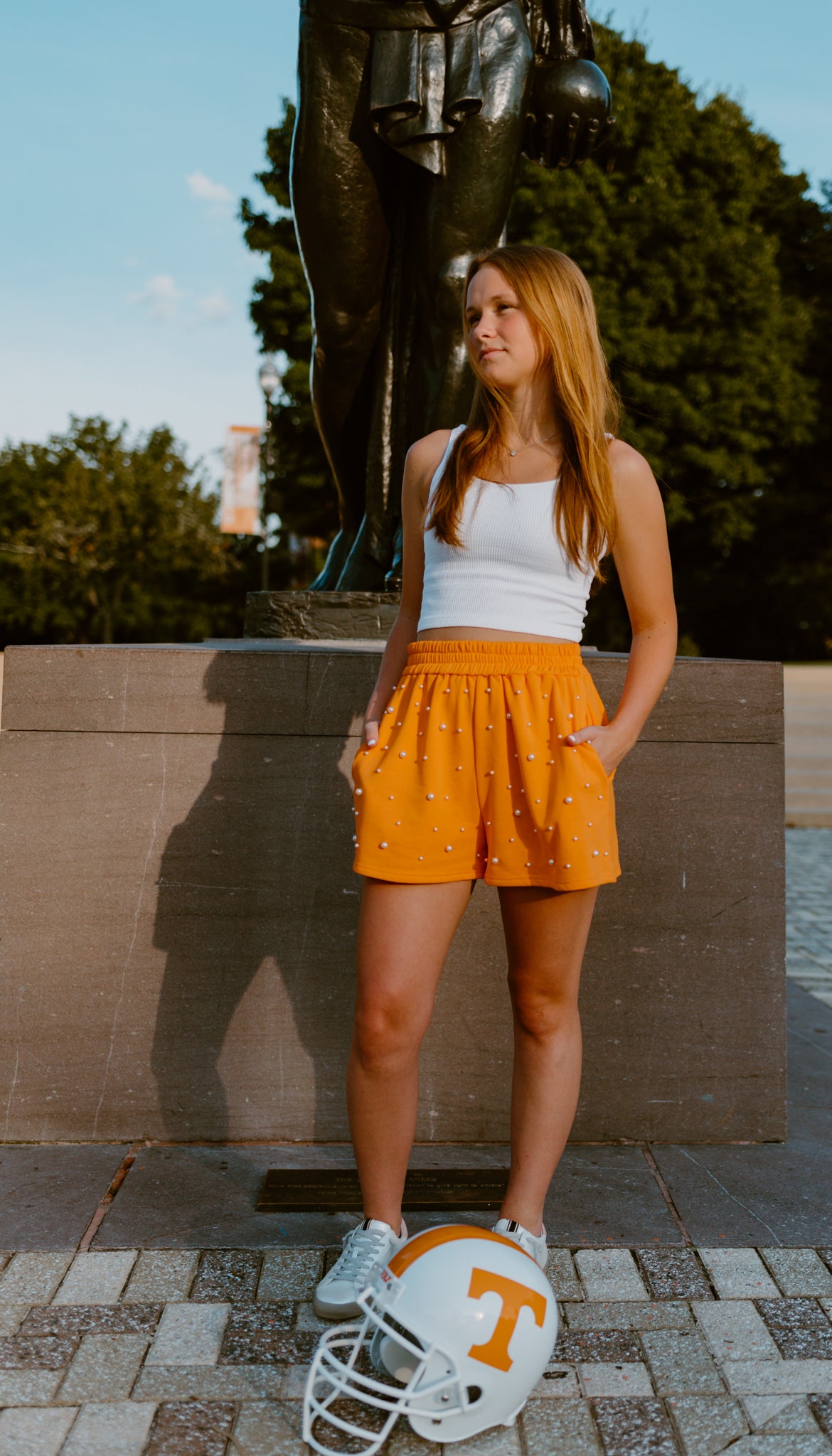 Pearl Embellished Shorts