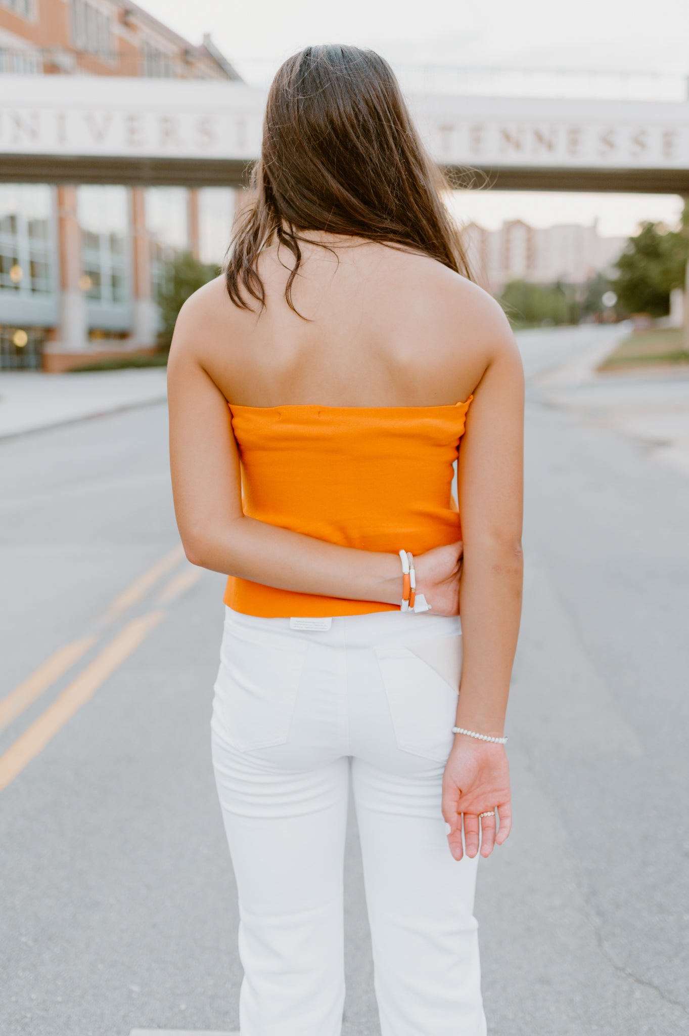 Fit and Flare Strapless Top
