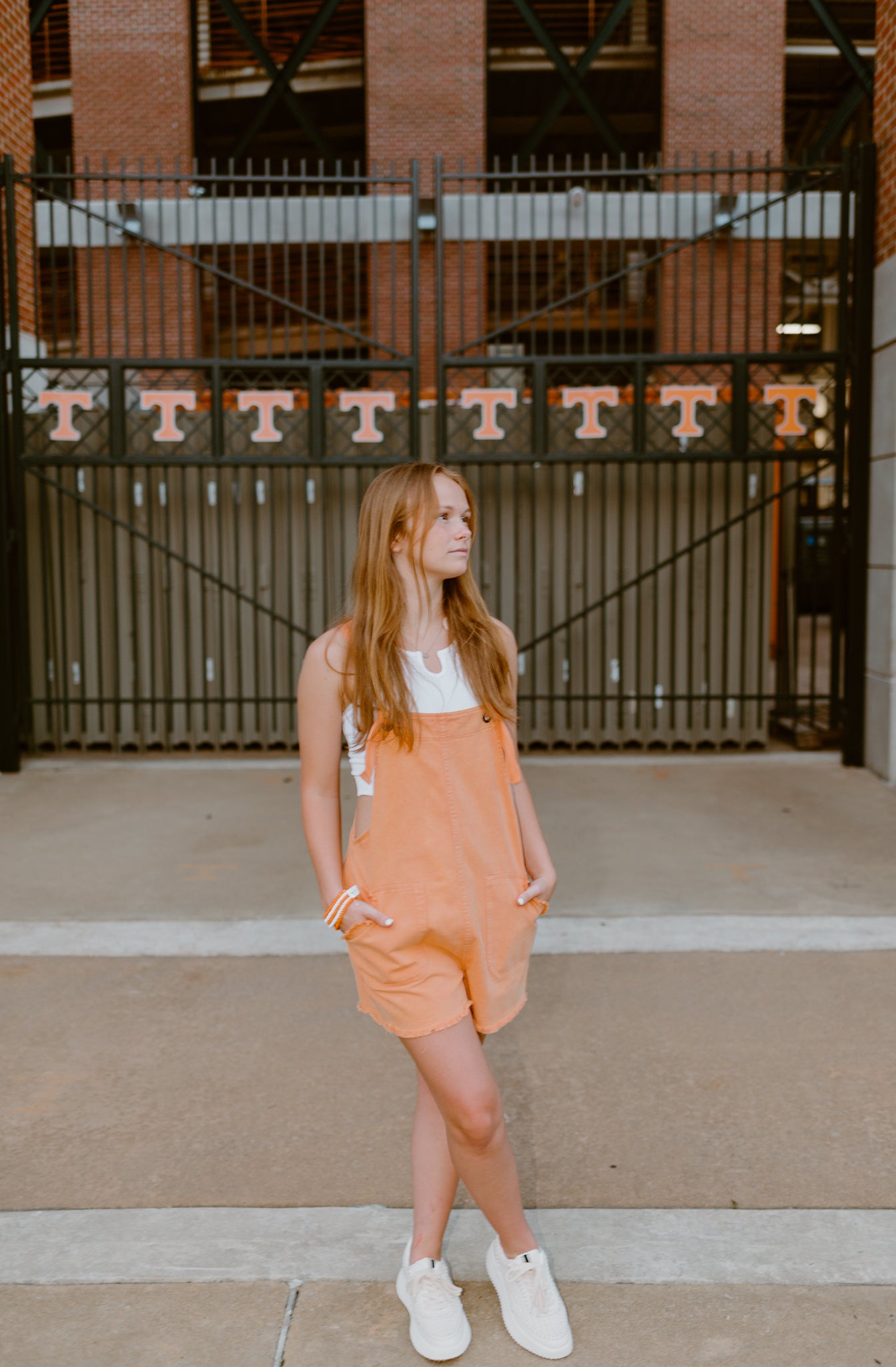 Go Getter Romper (Orange)