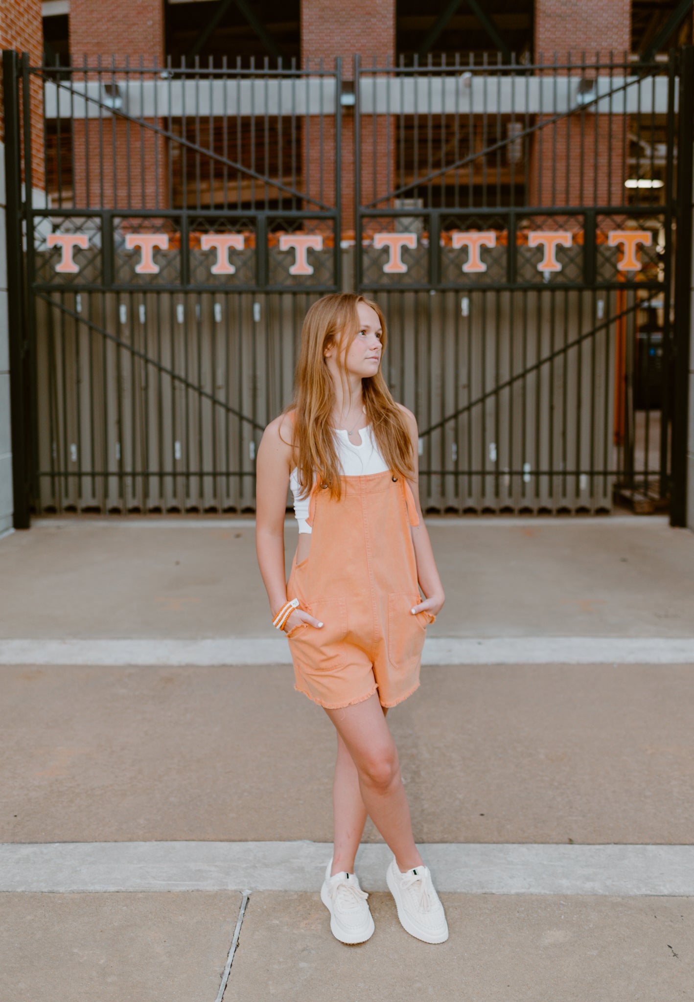 Go Getter Romper (Orange)
