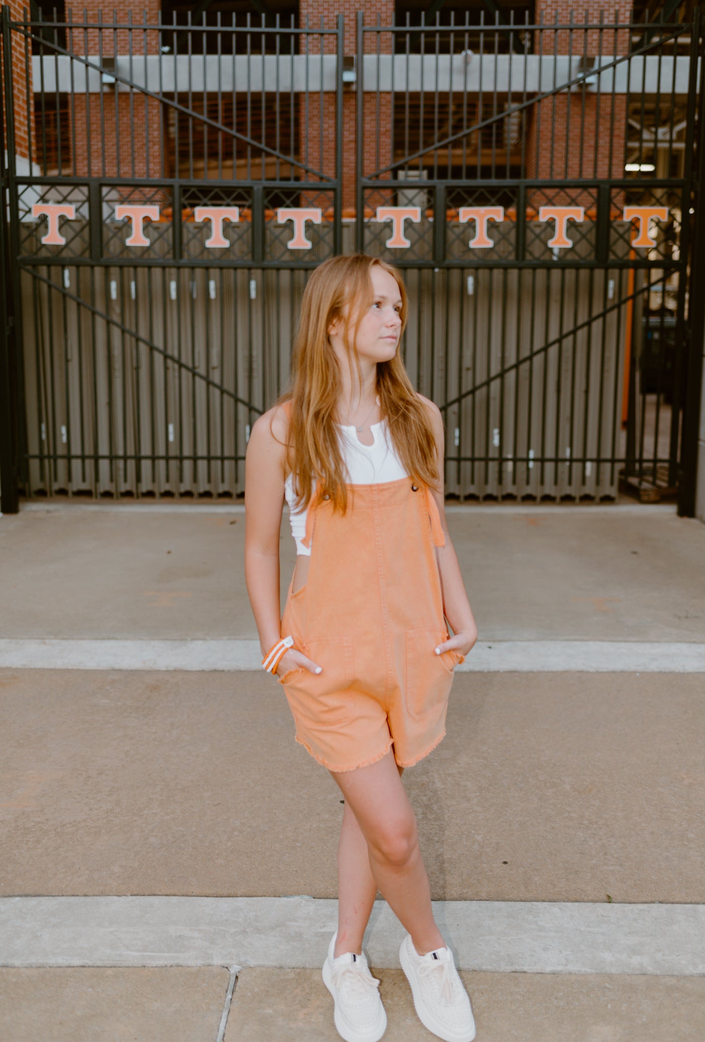 Go Getter Romper (Orange)
