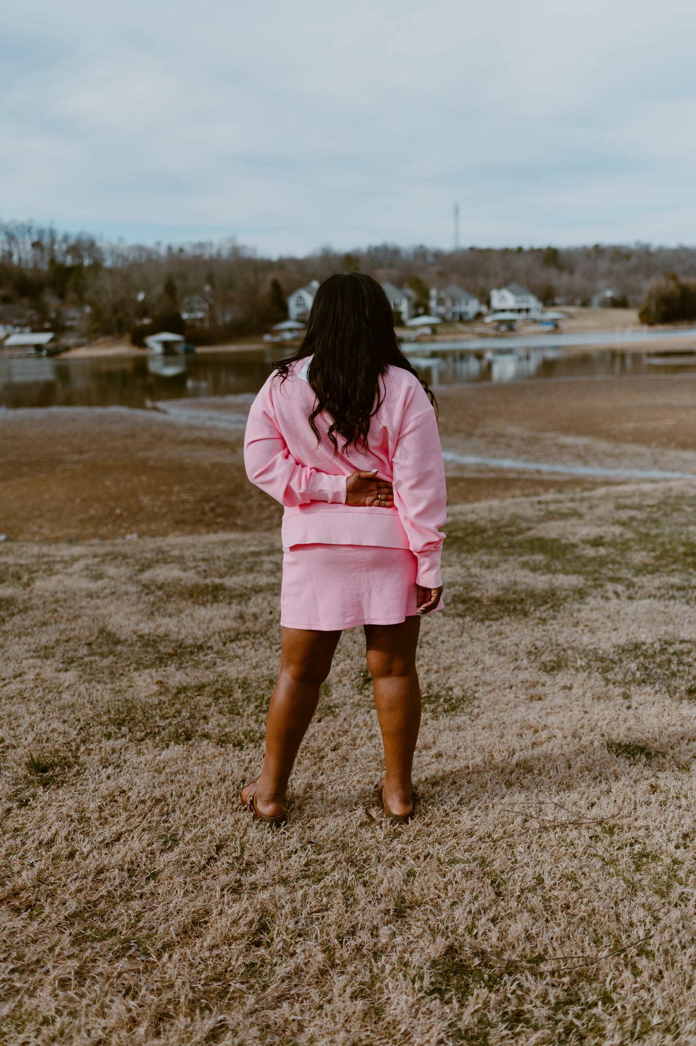 Corded Skort | Pink