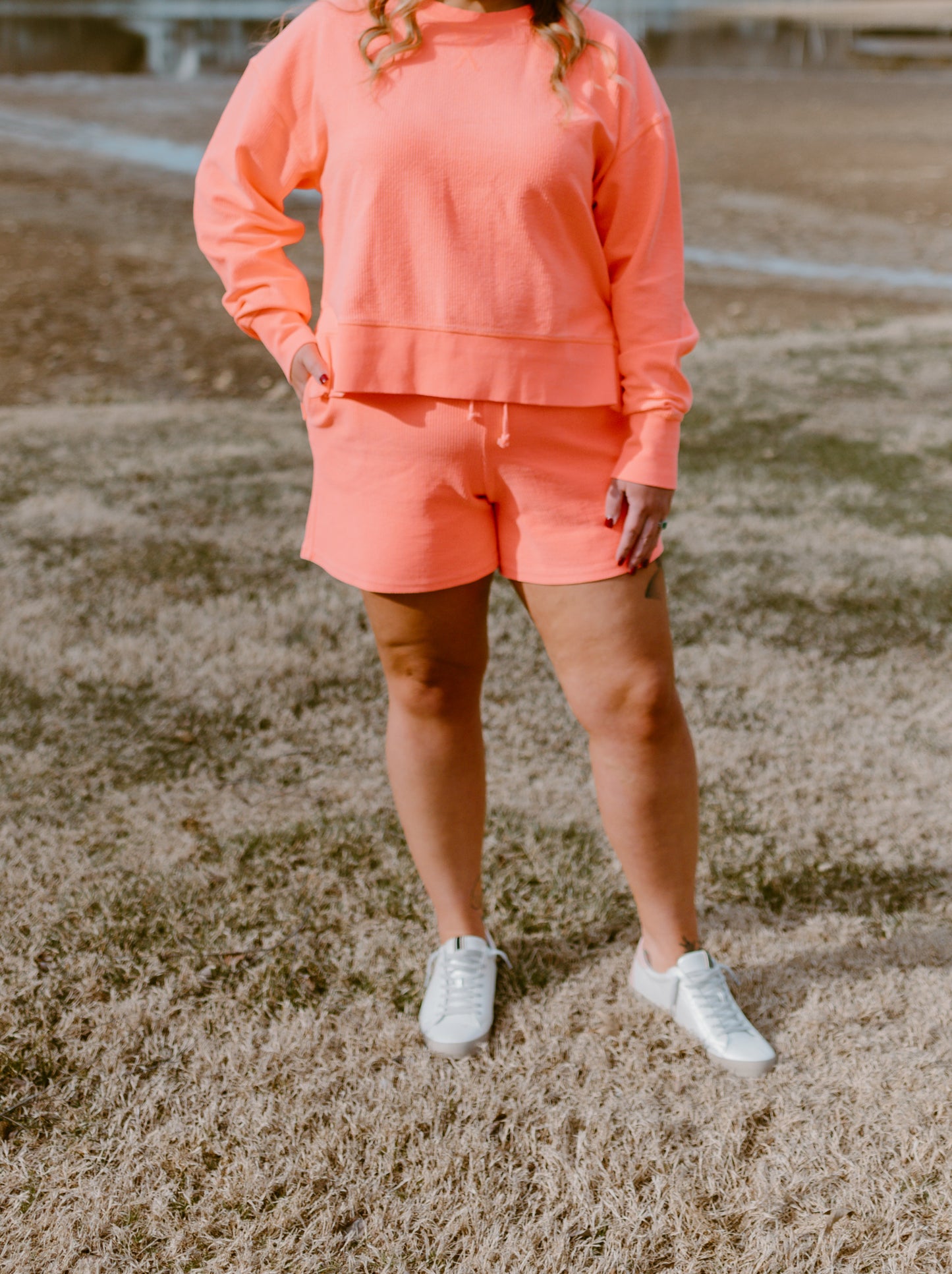 Corded Short | Coral