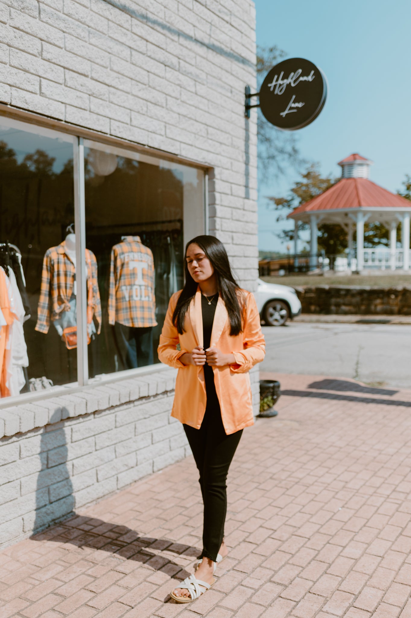 Here Comes the Sun Satin Blazer