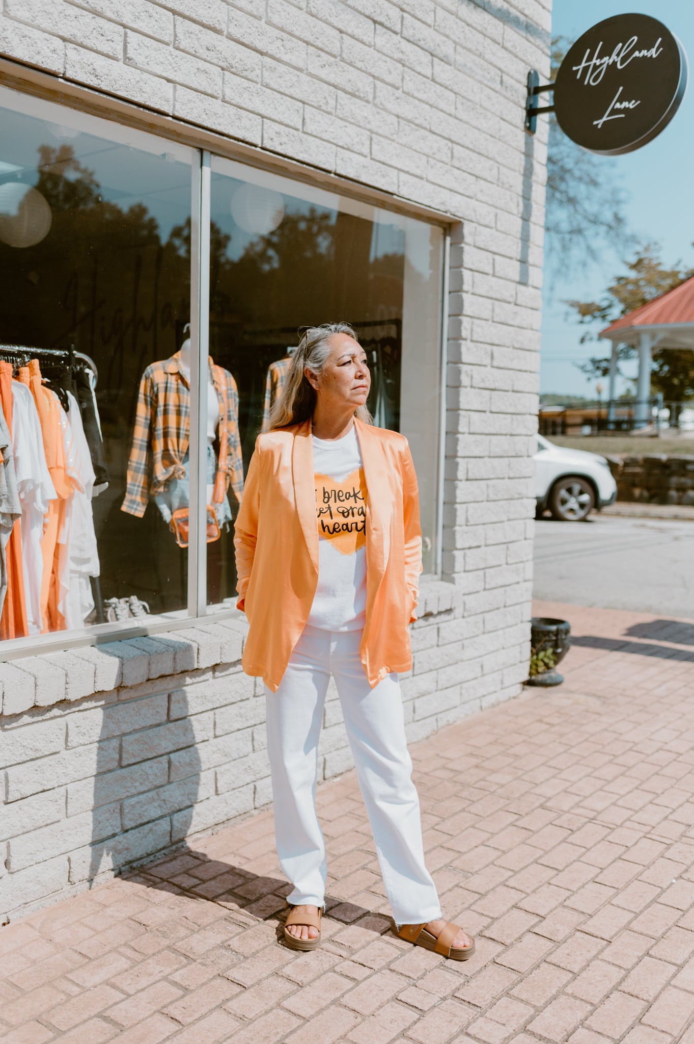 Here Comes the Sun Satin Blazer