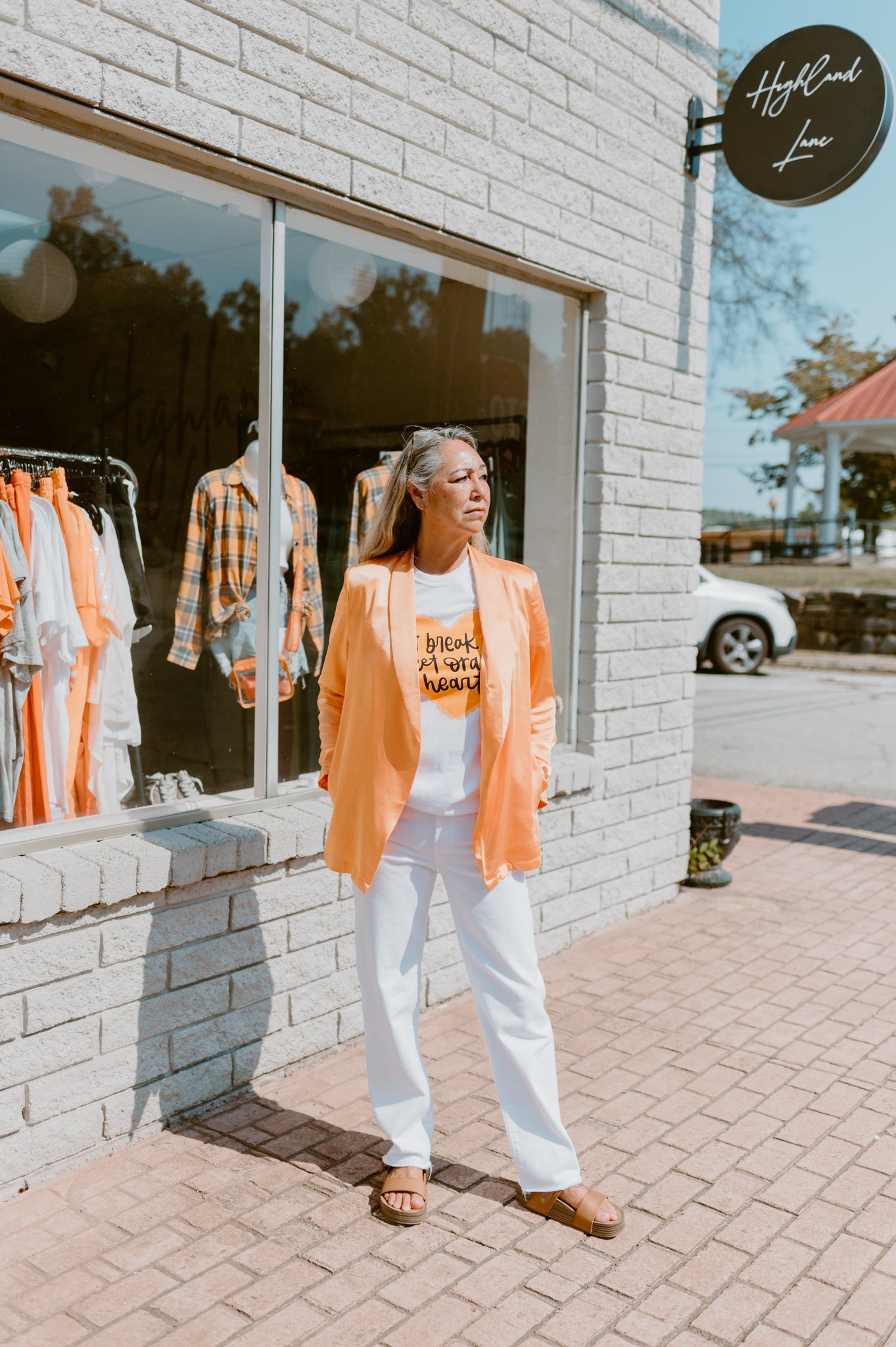 Here Comes the Sun Satin Blazer