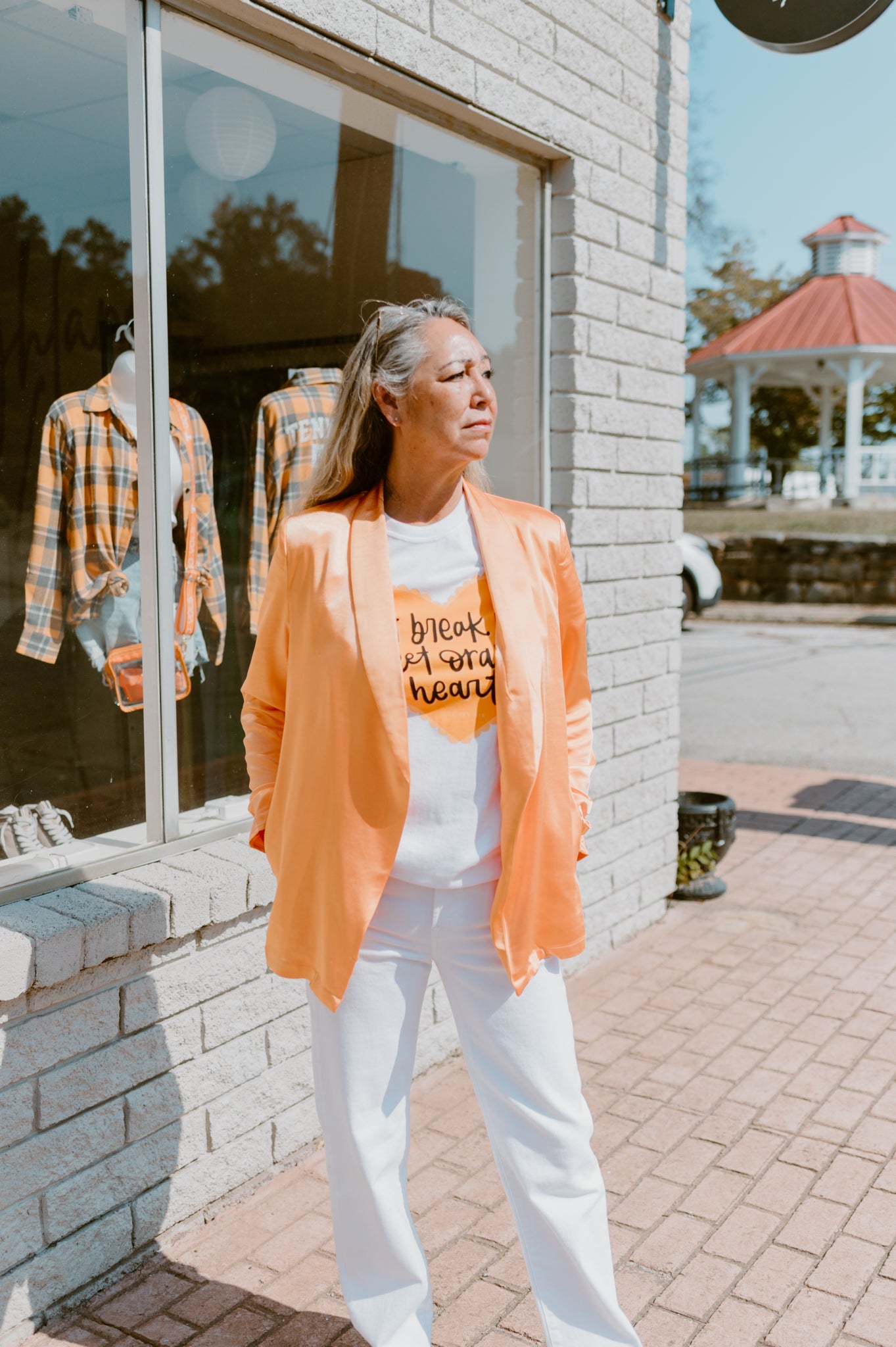 Here Comes the Sun Satin Blazer