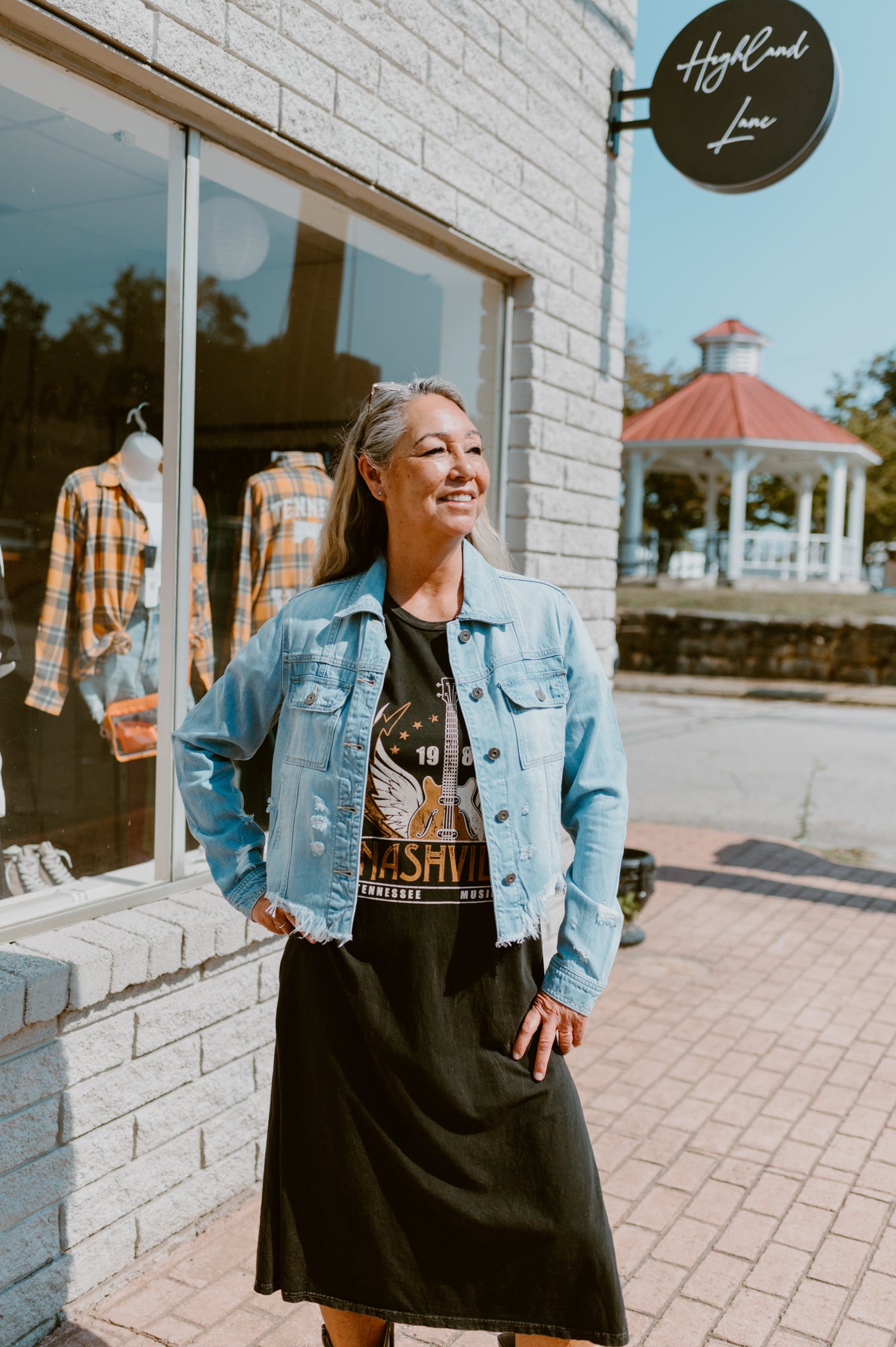 Nashville Music City Mineral Graphic Midi Dress