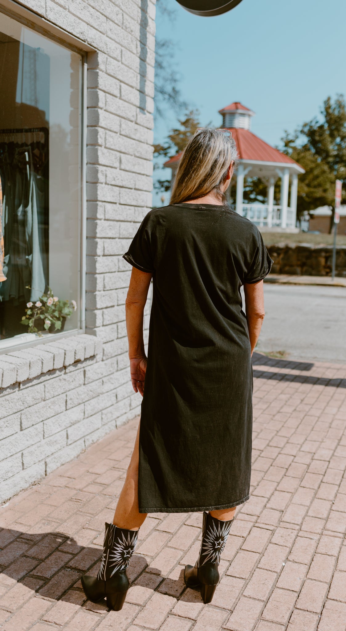 Nashville Music City Mineral Graphic Midi Dress