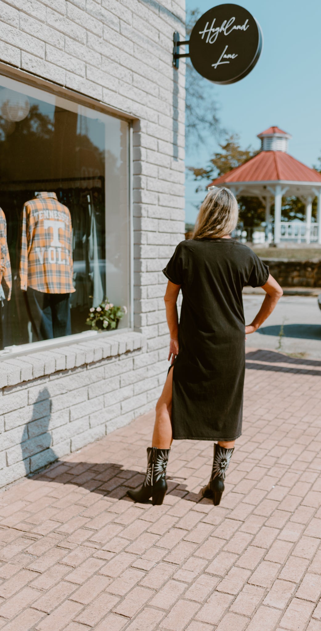 Nashville Music City Mineral Graphic Midi Dress