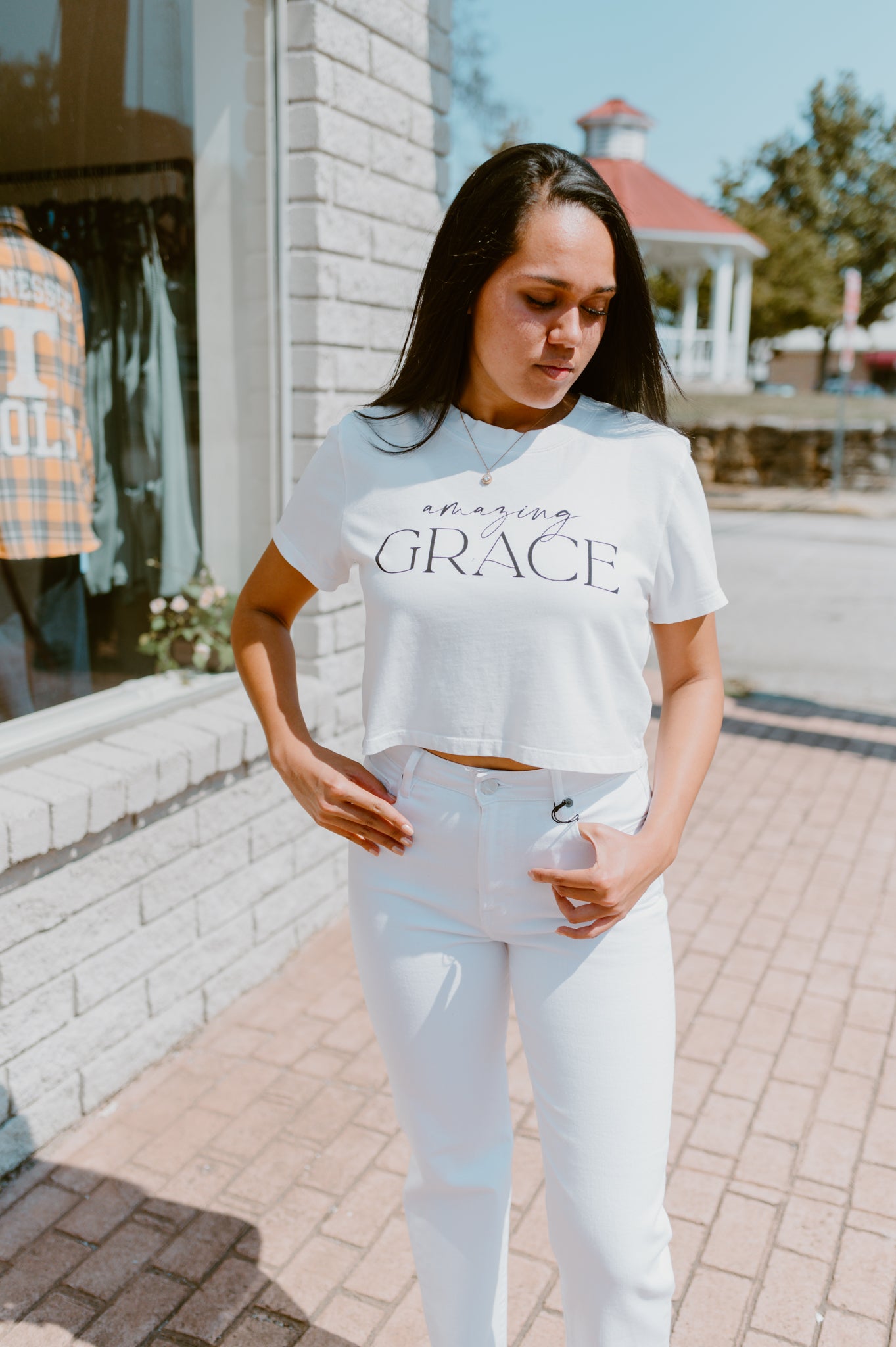 Amazing Grace Crop Tee