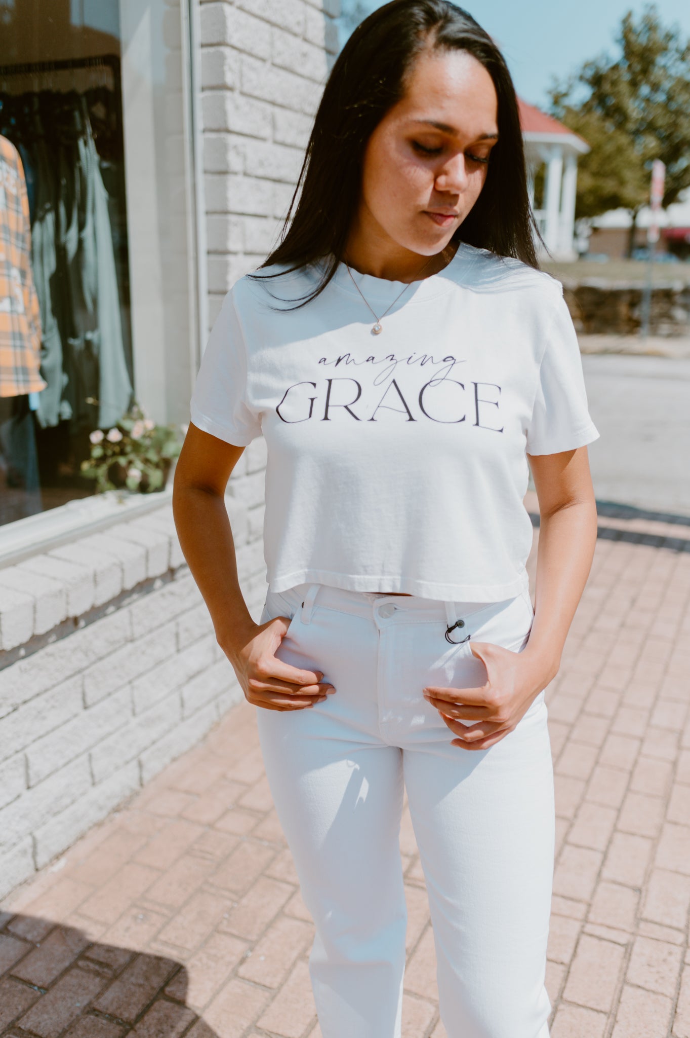 Amazing Grace Crop Tee