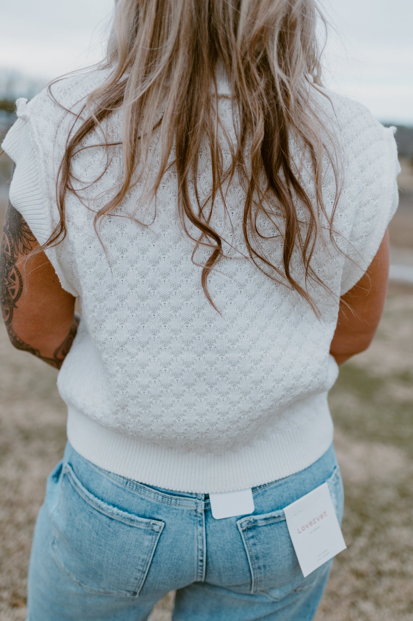 The Skylar Sleeveless Knit Sweater