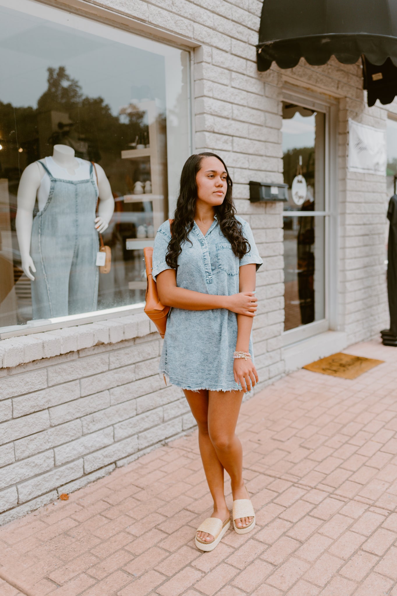 Vintage Wash Shirt Dress
