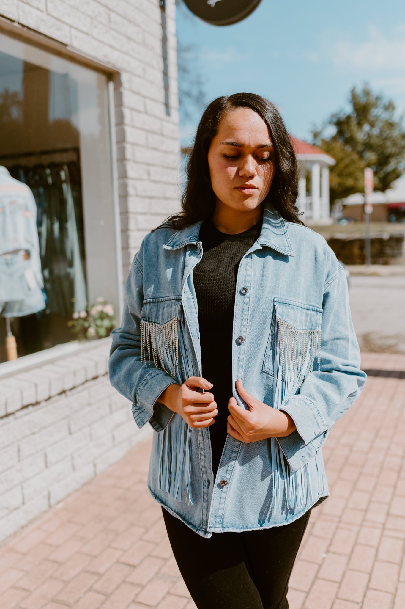 Tyra Double Fringe Jacket