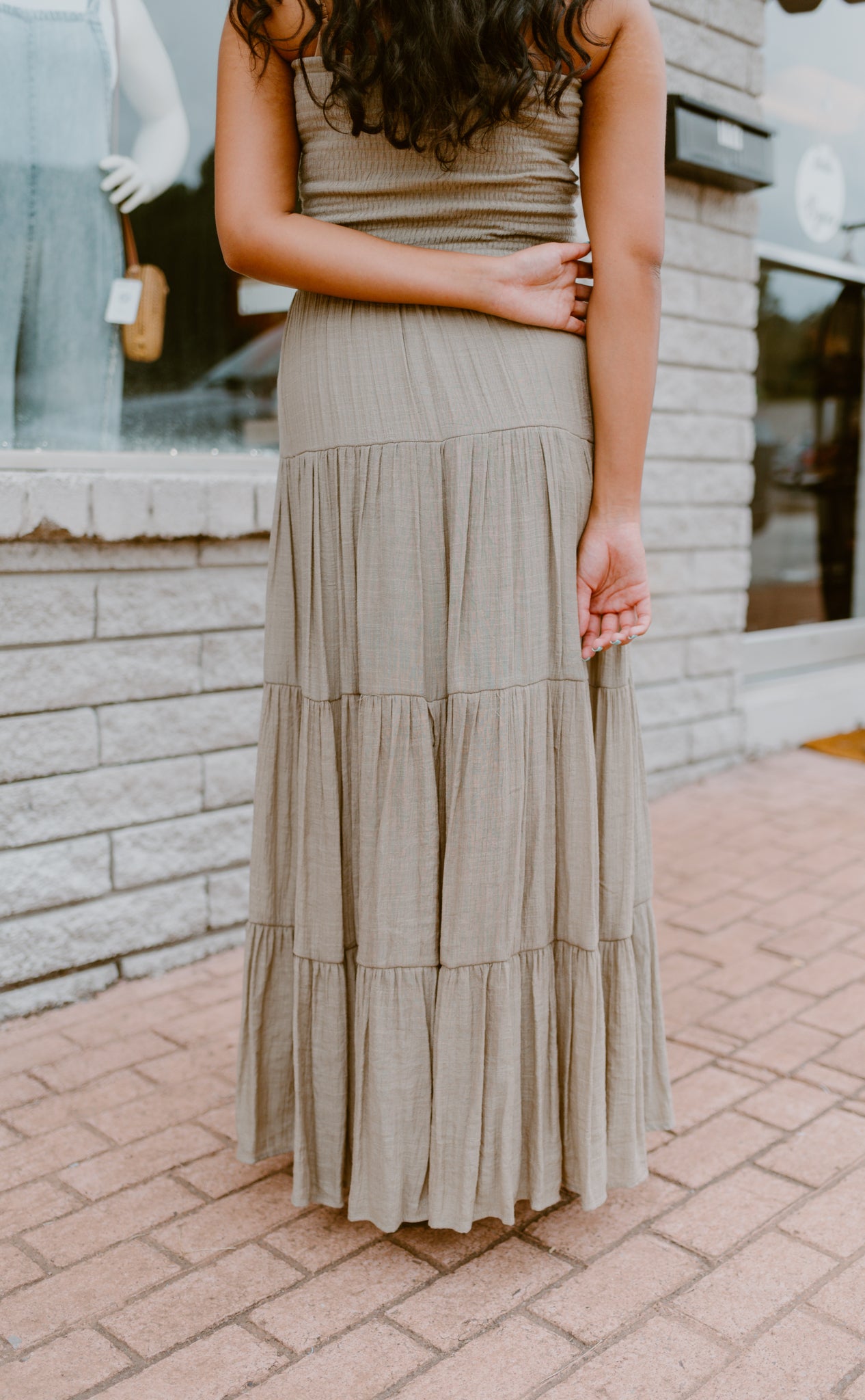 Smocked Tube Maxi