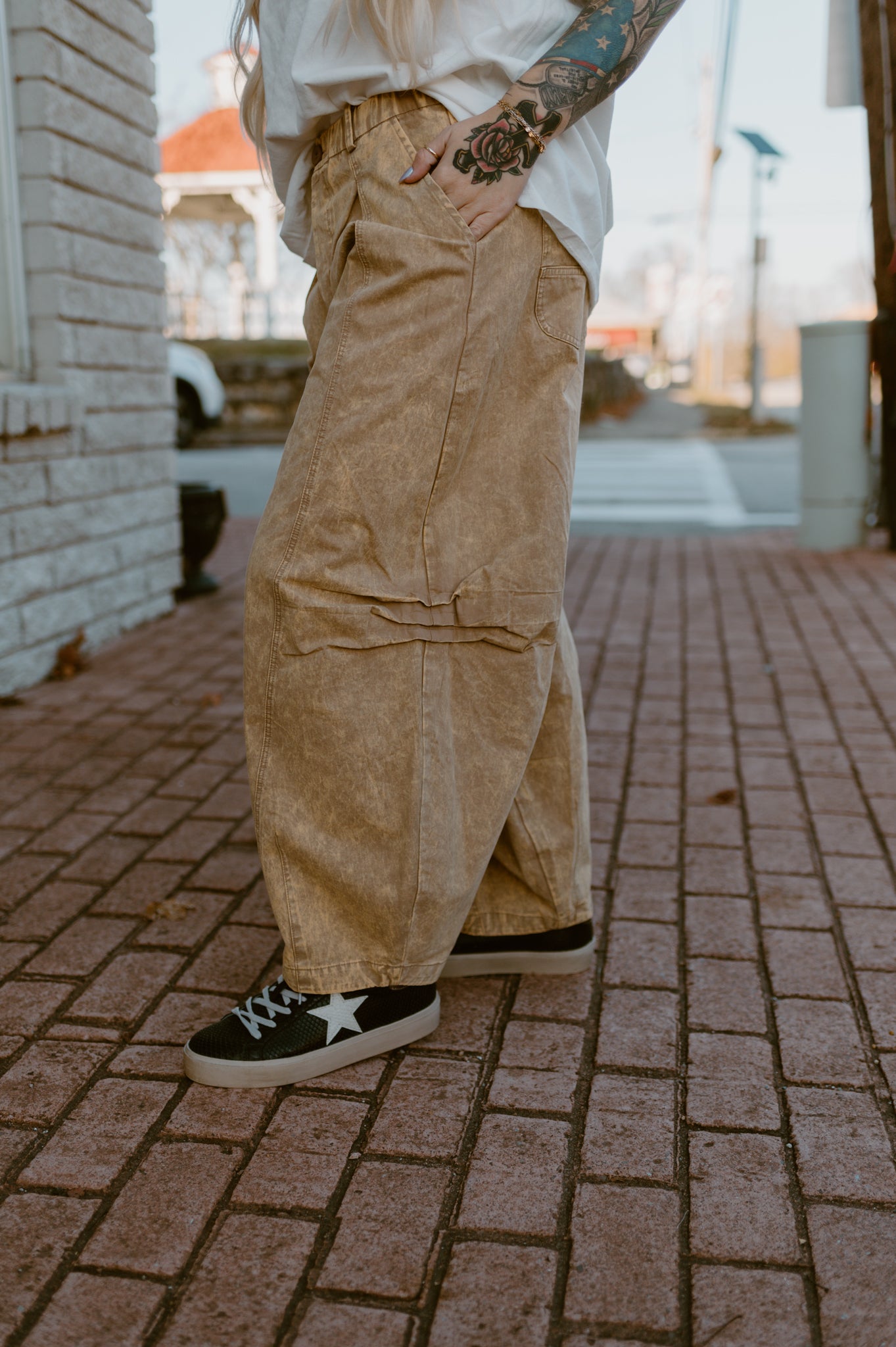 Billowy Silhouette Chino Pants