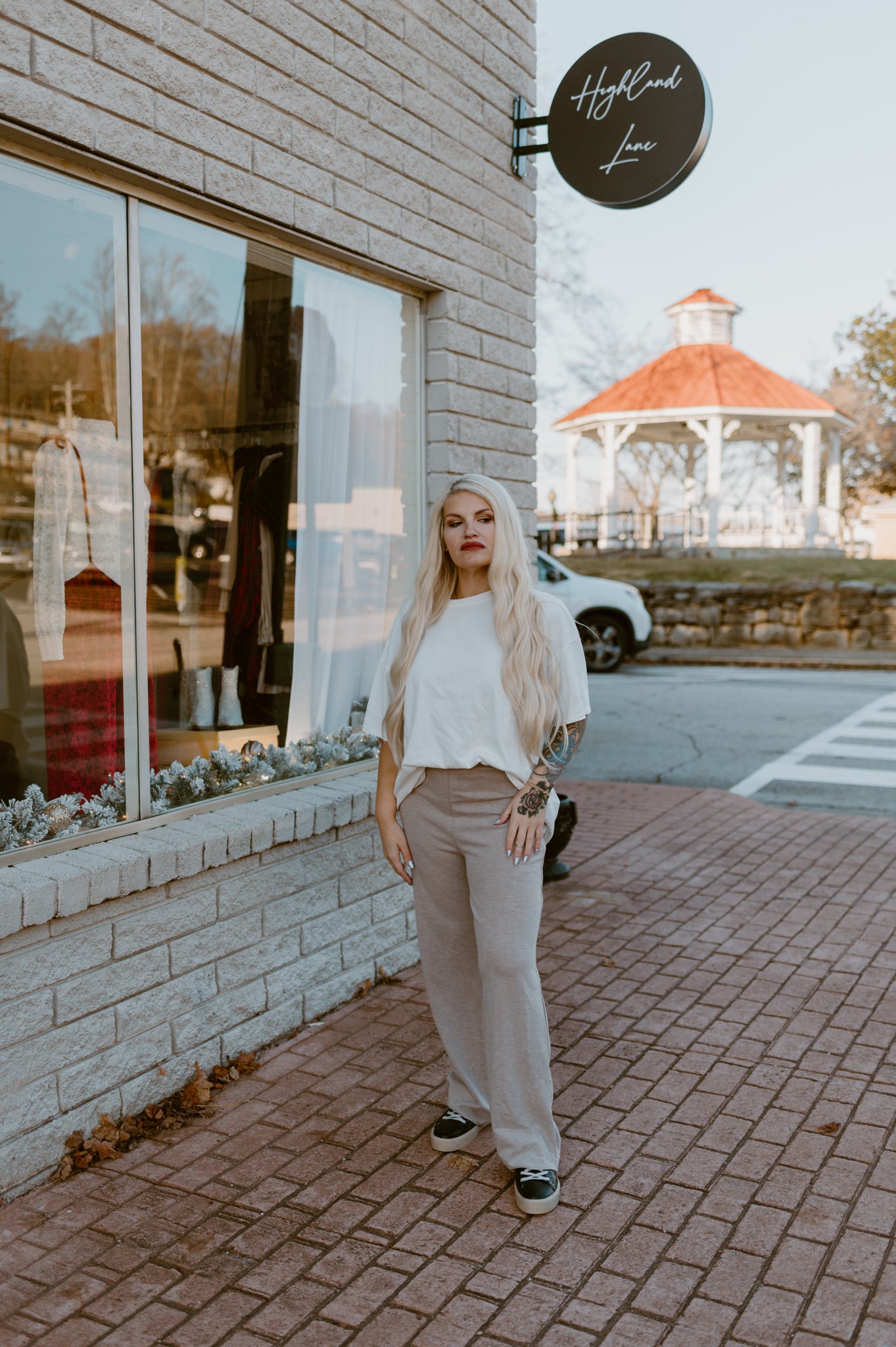 Relaxed Rib Knit Wide Leg Pants | Camel