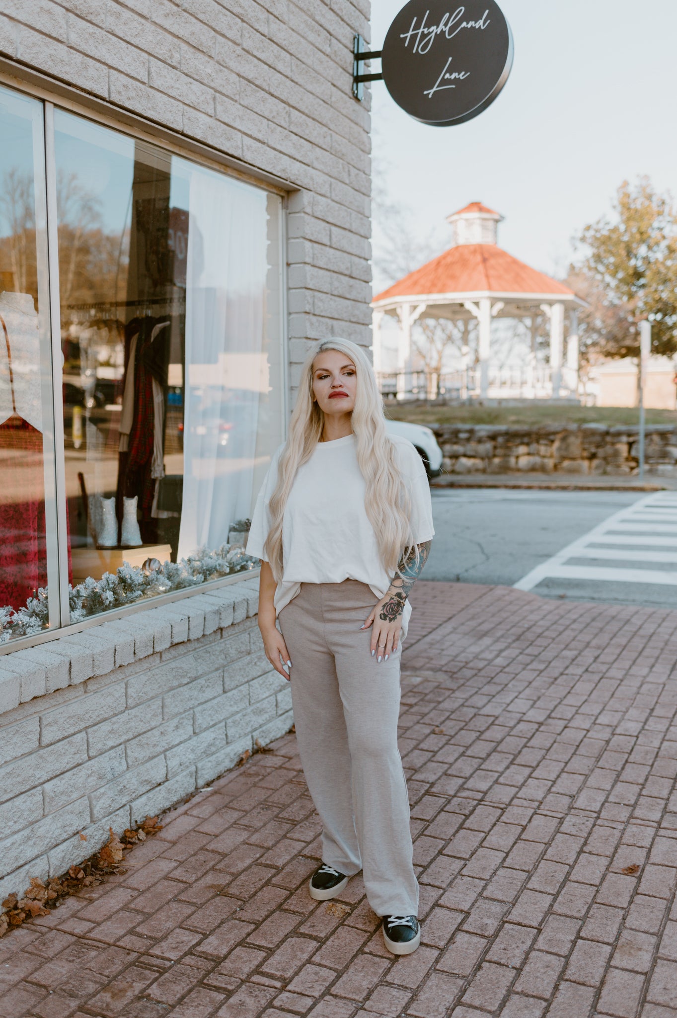 Relaxed Rib Knit Wide Leg Pants | Camel