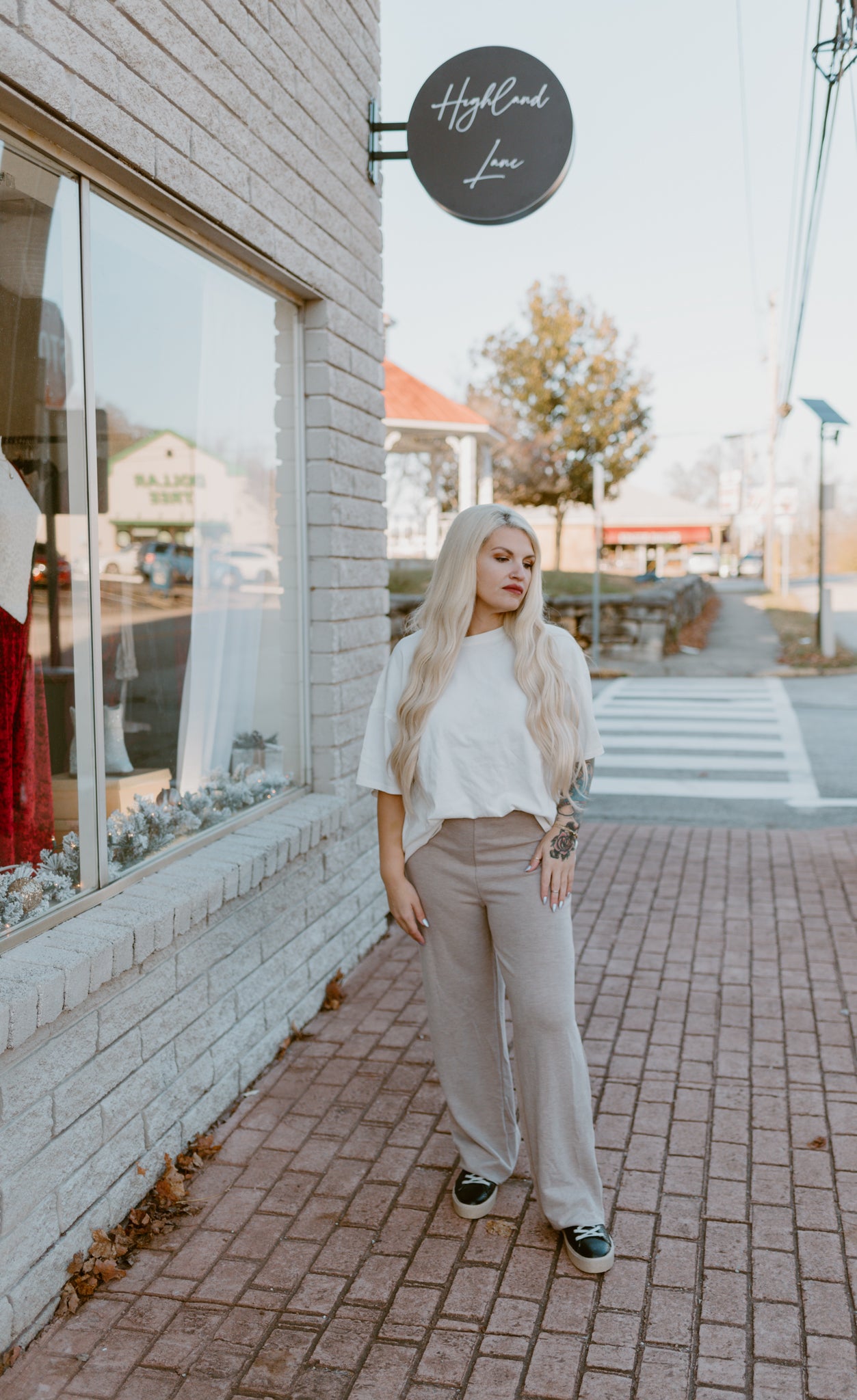 Relaxed Rib Knit Wide Leg Pants | Camel