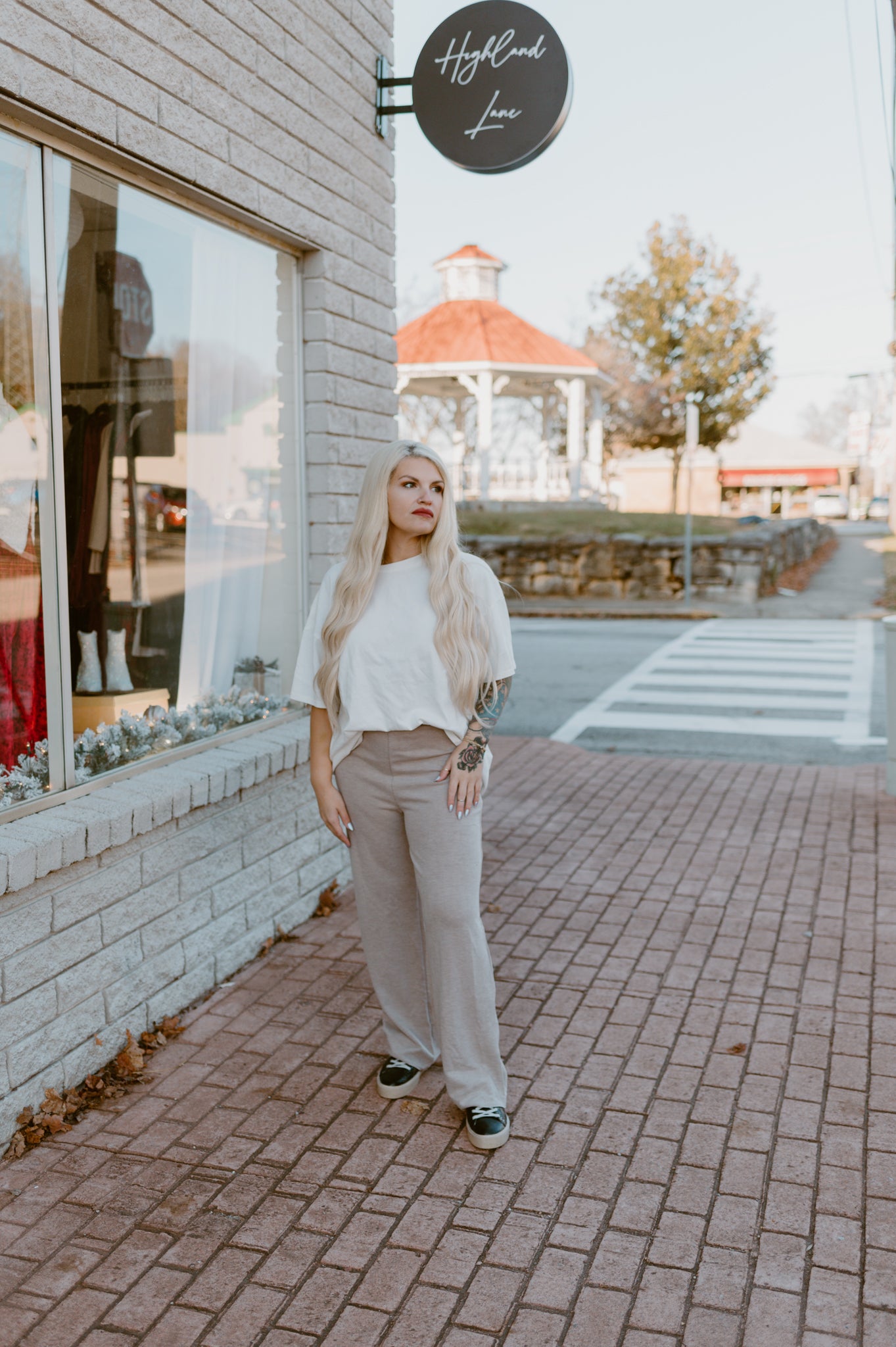 Relaxed Rib Knit Wide Leg Pants | Camel