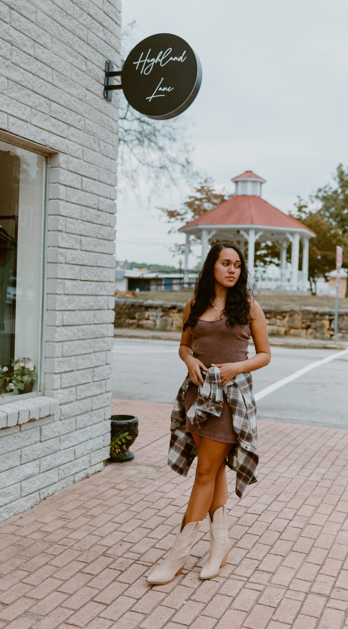 Copper Ribbed Tank Mini Dress