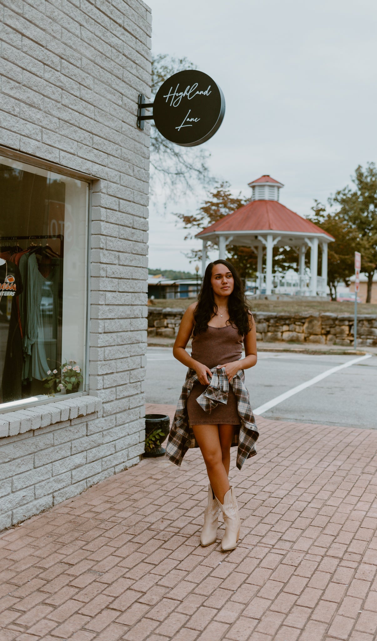 Copper Ribbed Tank Mini Dress