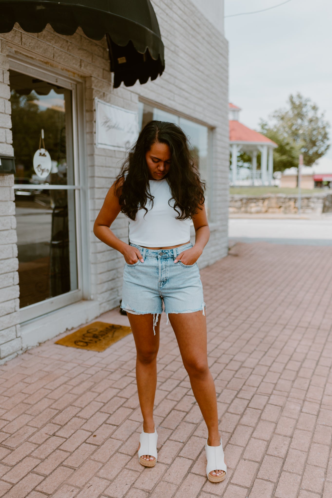Hidden Sophie Denim Shorts Light Wash