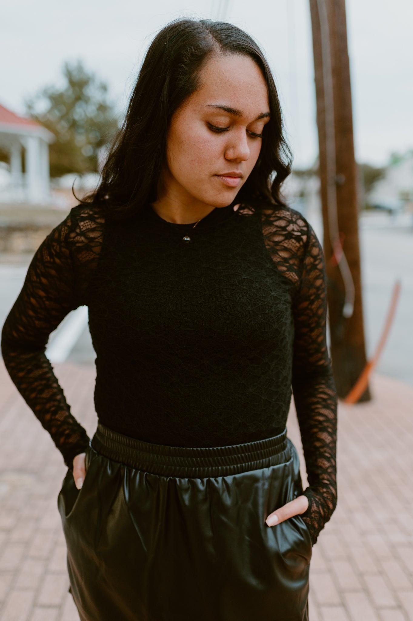 Black Lace Long Sleeve