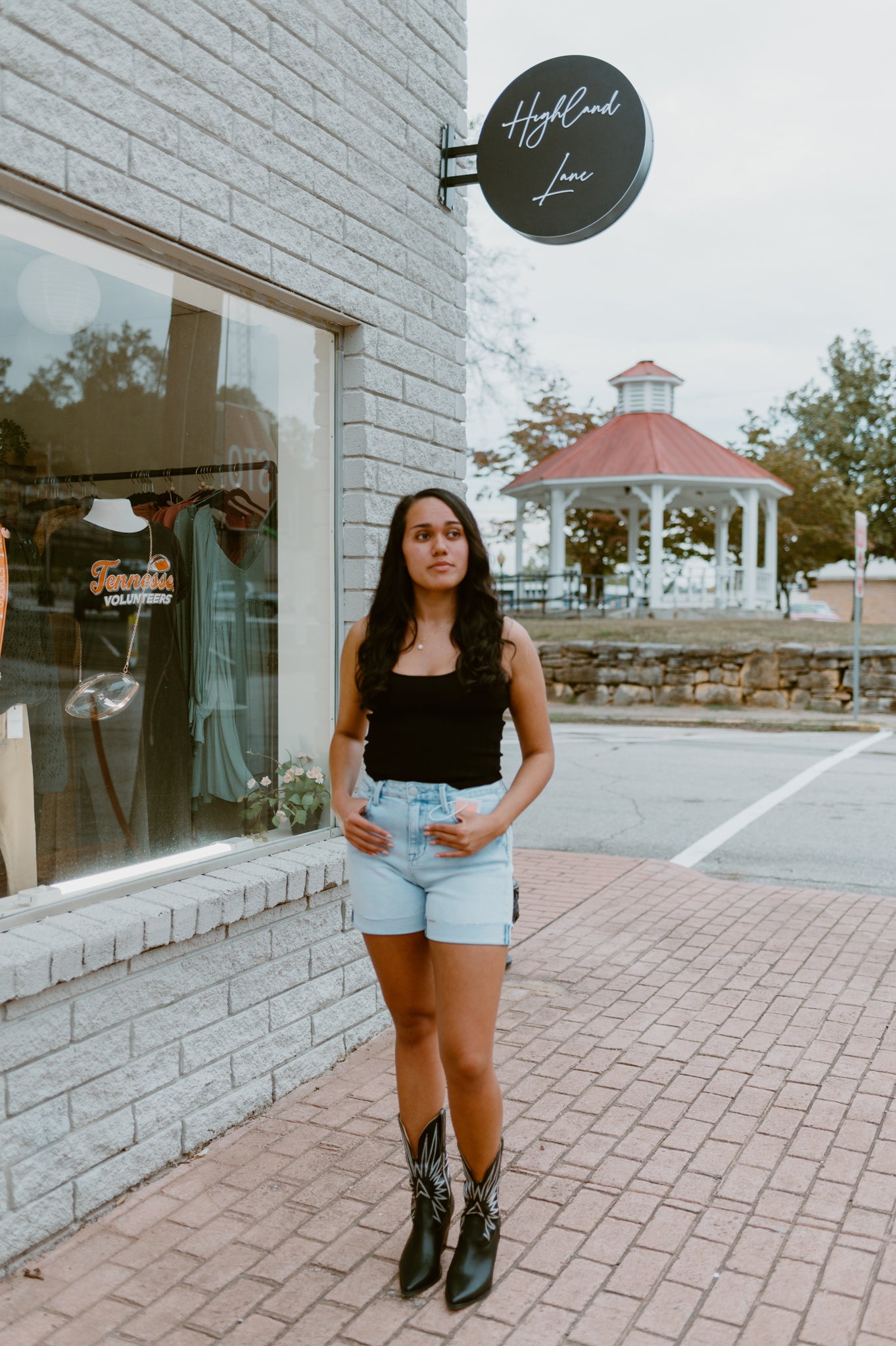 Black Bodice Knit Tank